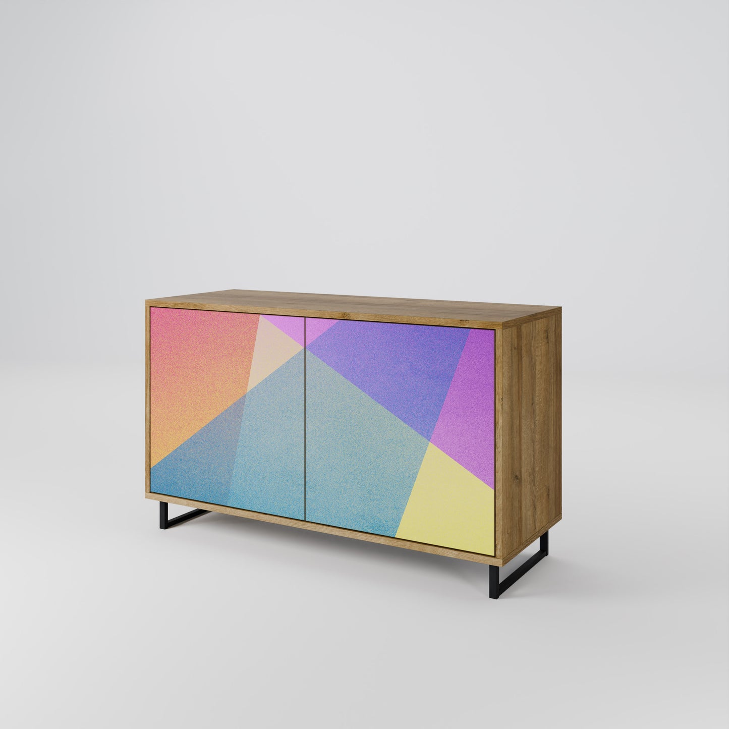 BRIGHT GEOMETRY 2-Door Sideboard