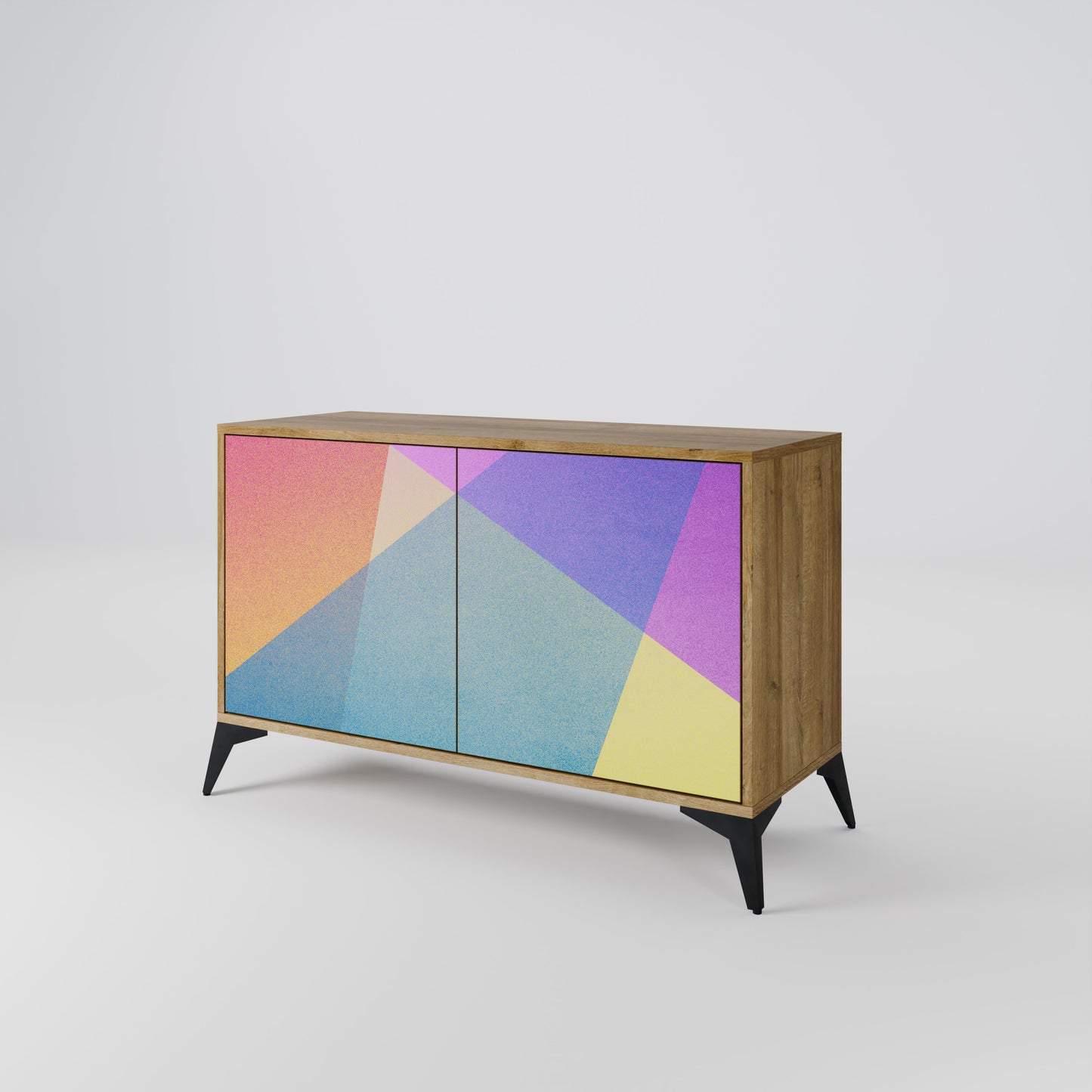 BRIGHT GEOMETRY 2-Door Sideboard