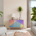 BRIGHT GEOMETRY 2-Door Sideboard