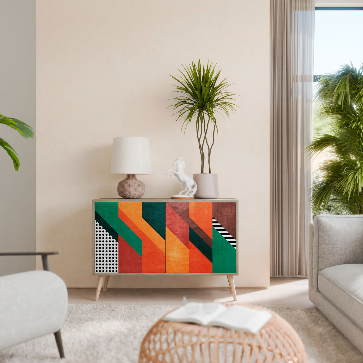 MAKESHIFT ARTISTRY 2-Door Sideboard