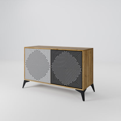 POLYGON ILLUSION 2-Door Sideboard