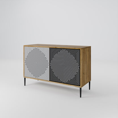 POLYGON ILLUSION 2-Door Sideboard