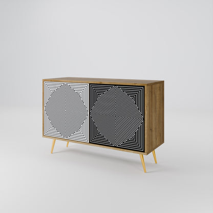 POLYGON ILLUSION 2-Door Sideboard
