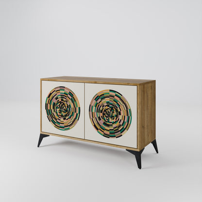 GREEN CIRCLES 2-Door Sideboard