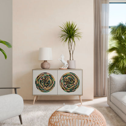 GREEN CIRCLES 2-Door Sideboard