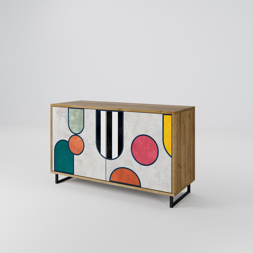 COOL STORY 2-Door Sideboard in Oak Effect