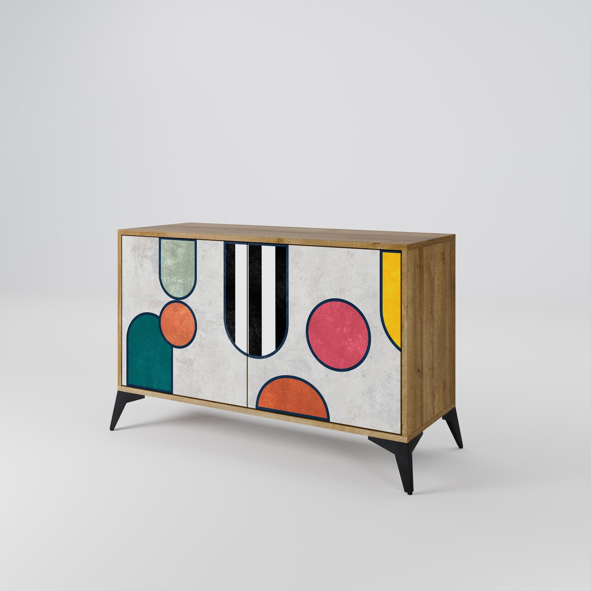 COOL STORY 2-Door Sideboard in Oak Effect