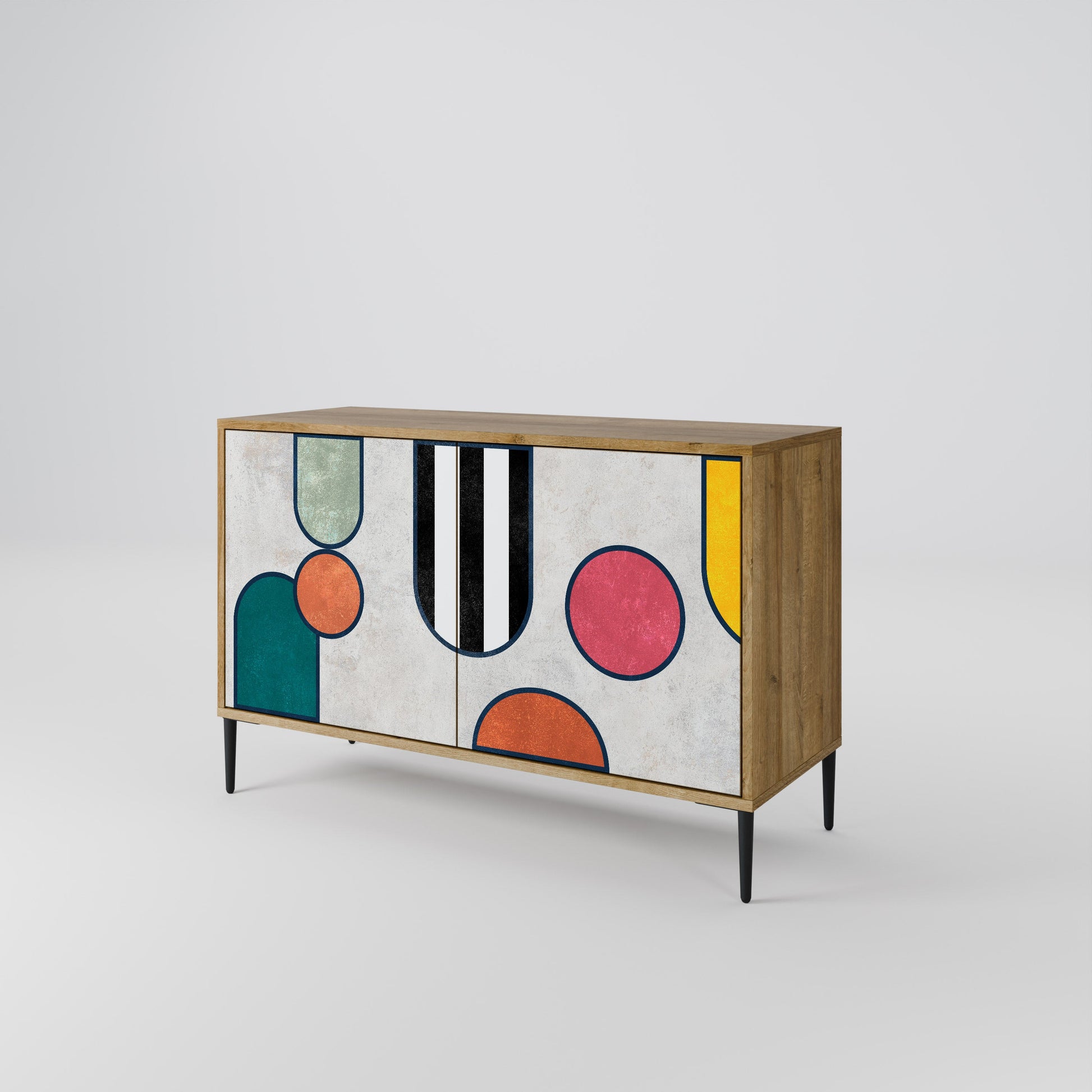 COOL STORY 2-Door Sideboard in Oak Effect