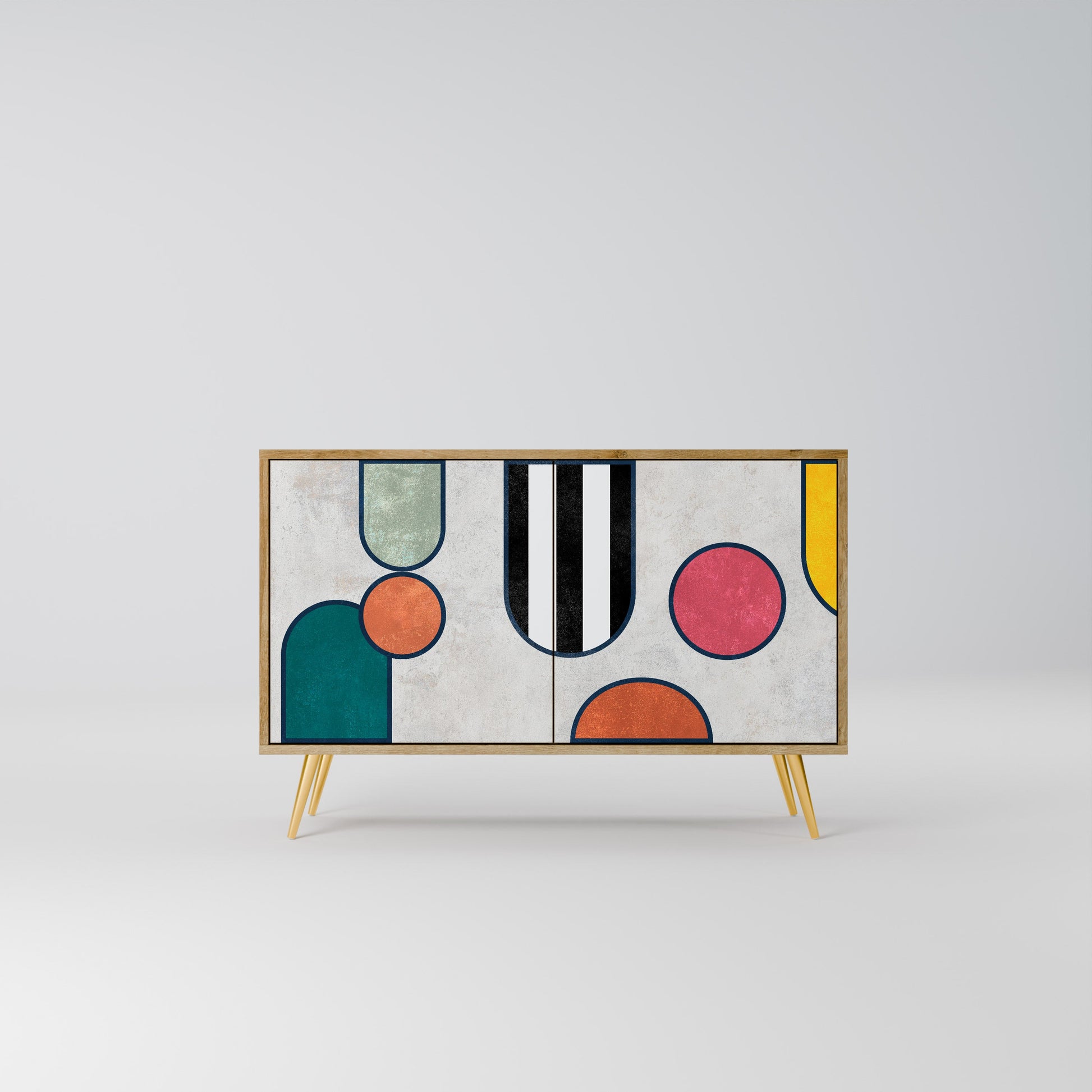 COOL STORY 2-Door Sideboard in Oak Effect