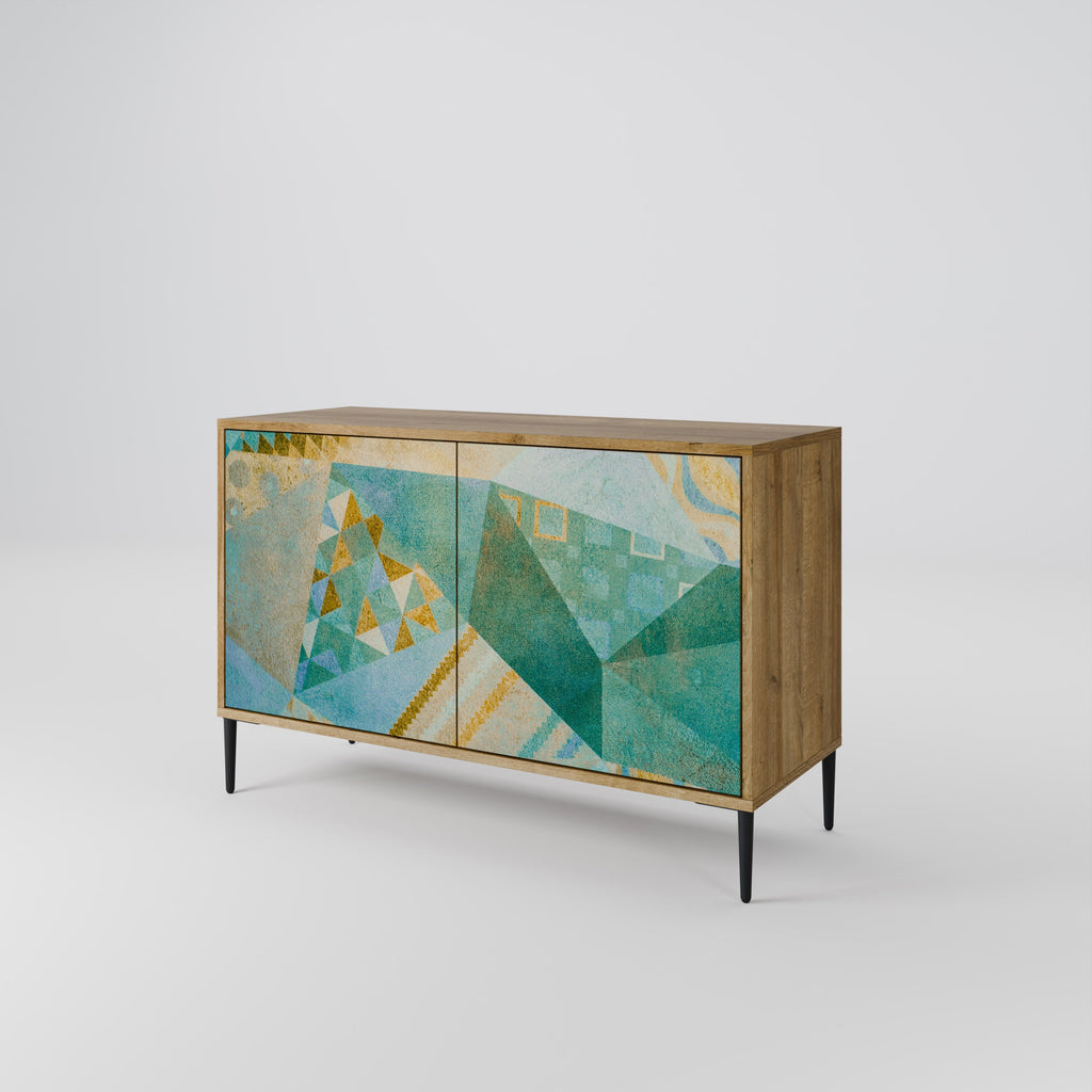 Buffet 2 portes SPECTRUM SPLENDOR effet chêne
