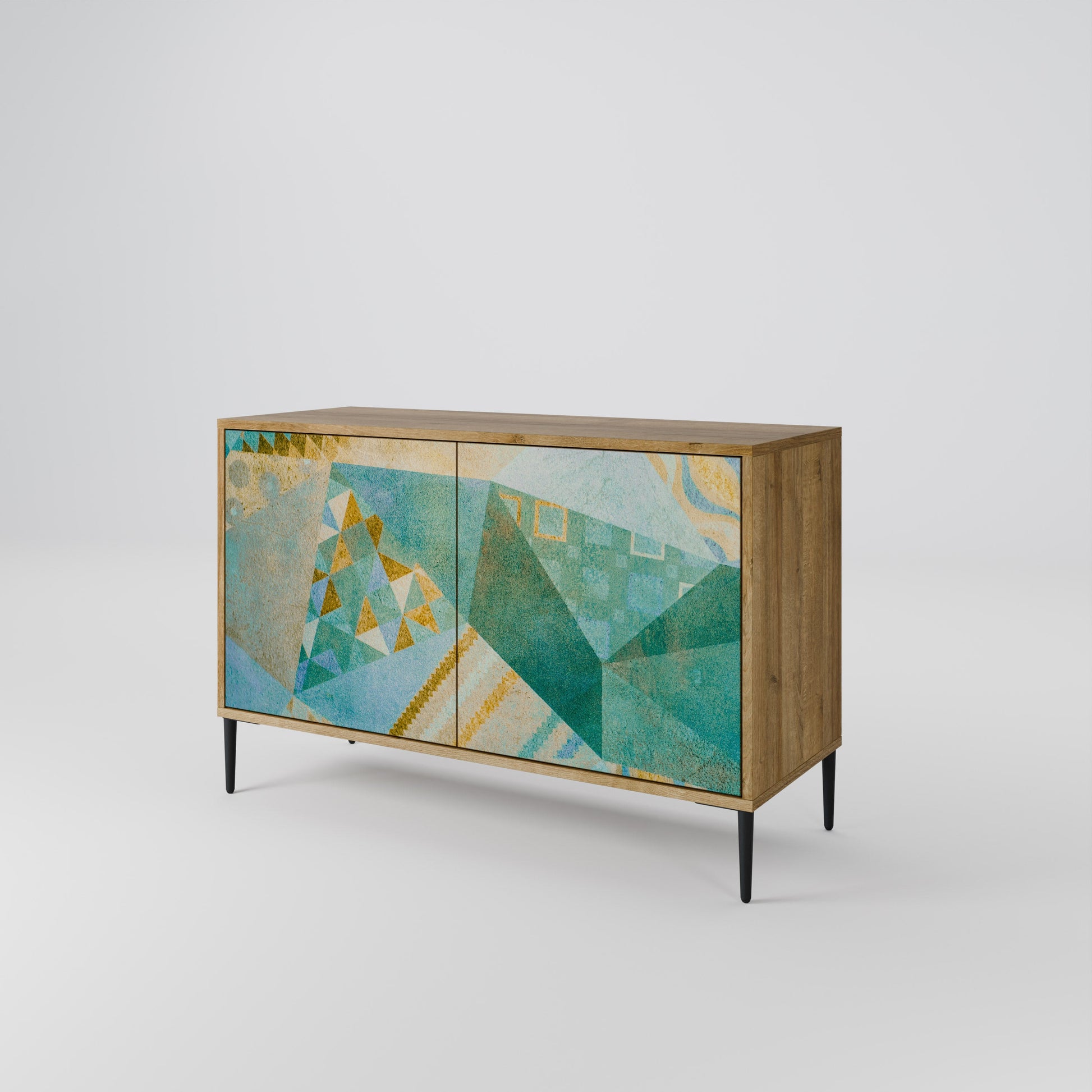 Buffet 2 portes SPECTRUM SPLENDOR effet chêne