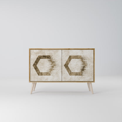 HEXAGONAL SHAPES 2-Door Sideboard