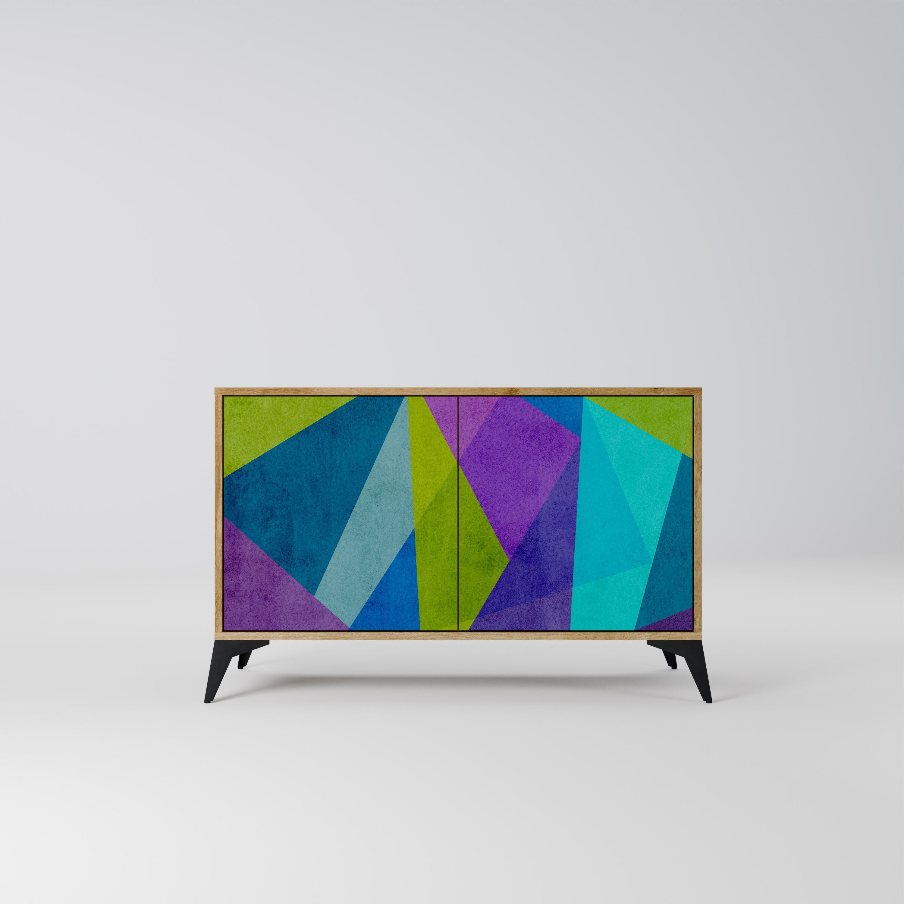 Buffet 2 portes effet chêne COLD SHOWCASE