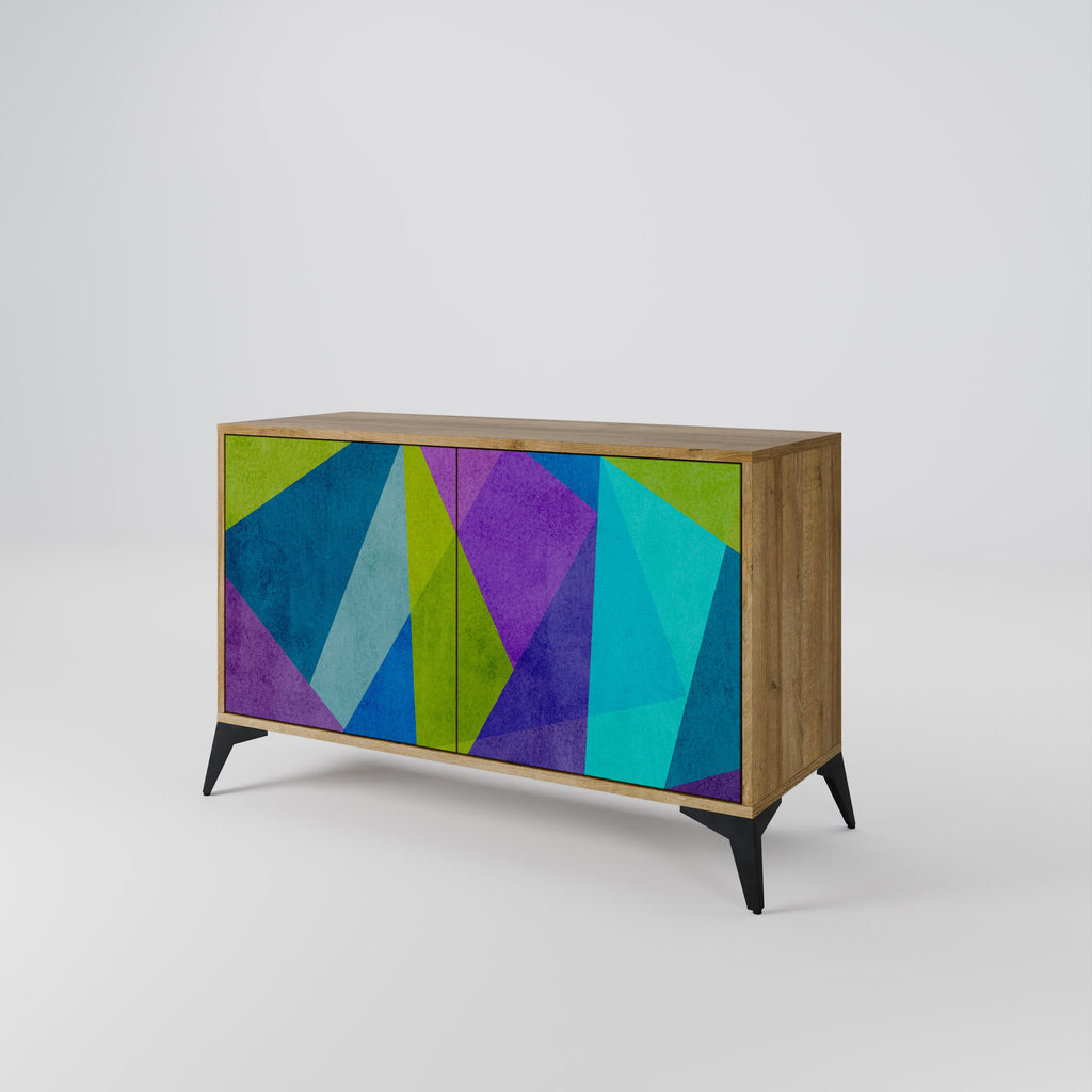 COLD SHOWCASE 2-Door Sideboard in Oak Effect