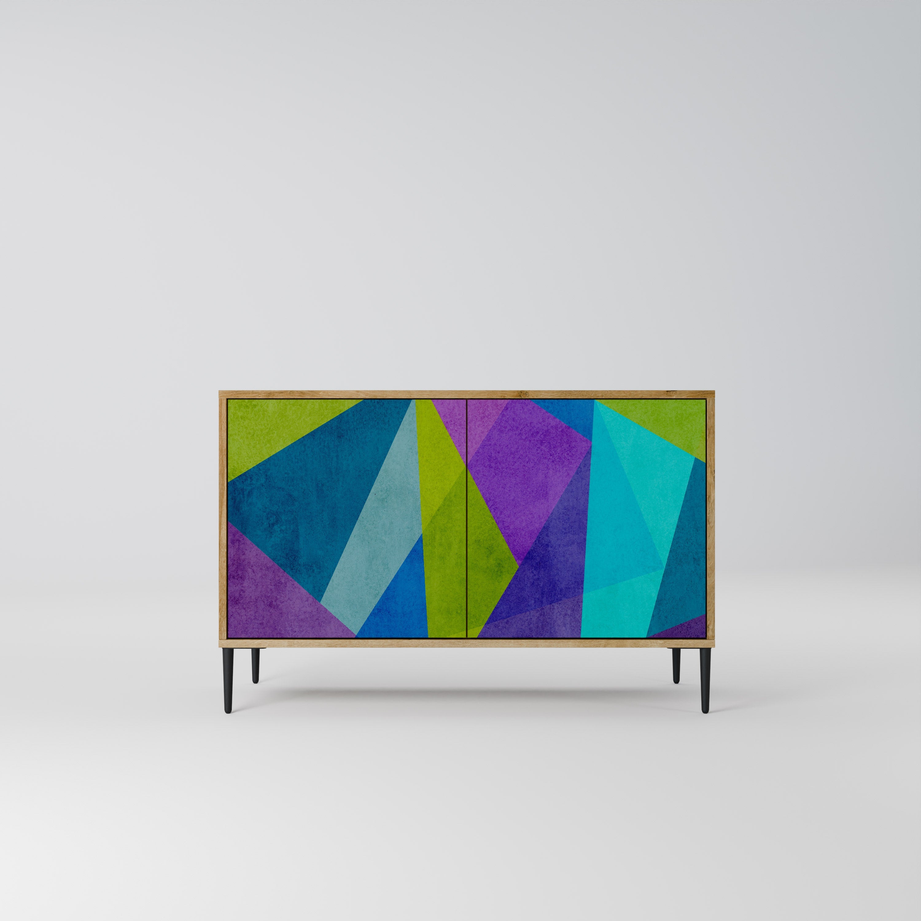 Buffet 2 portes effet chêne COLD SHOWCASE