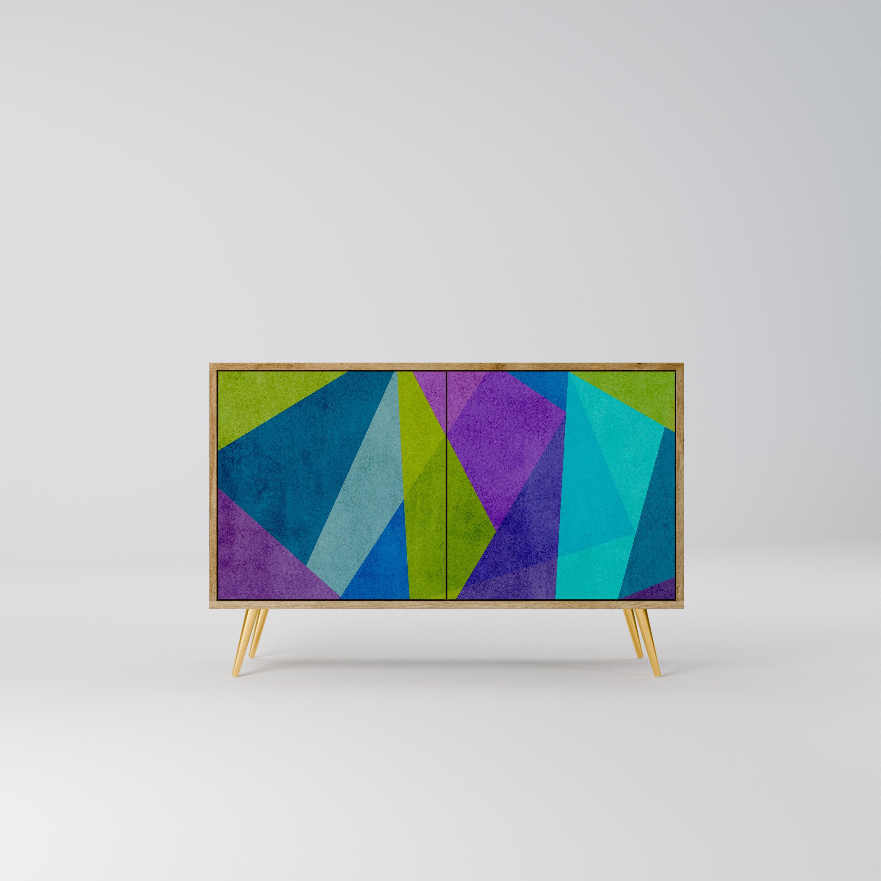 Buffet 2 portes effet chêne COLD SHOWCASE