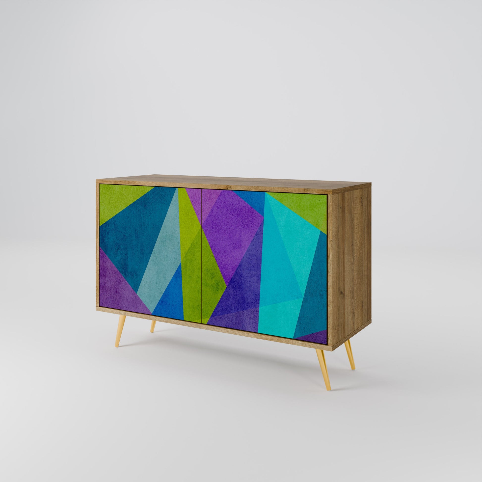COLD SHOWCASE 2-Door Sideboard in Oak Effect
