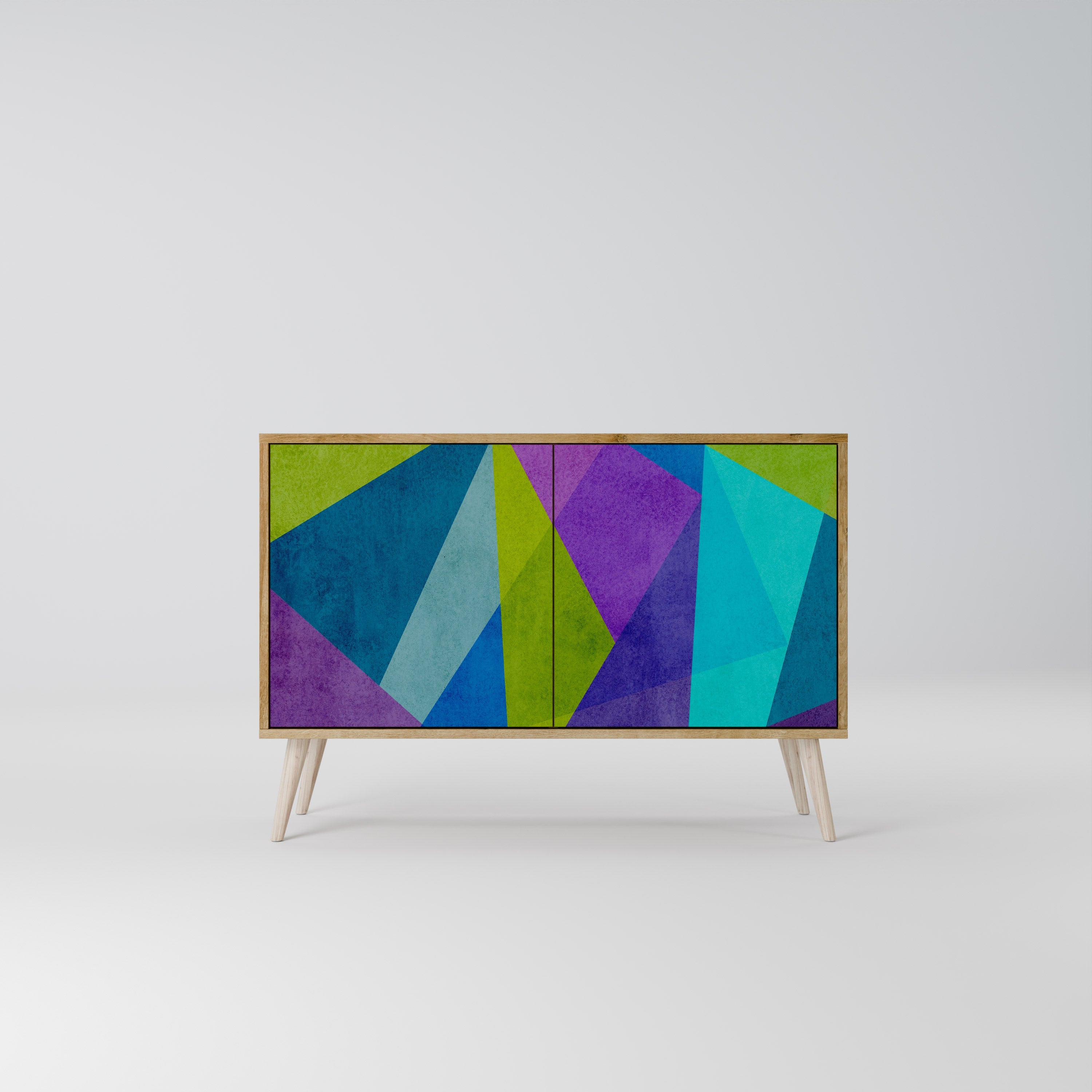 Buffet 2 portes effet chêne COLD SHOWCASE