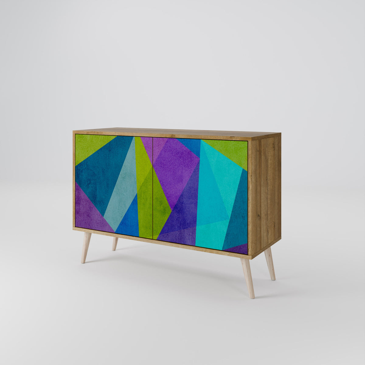 COLD SHOWCASE 2-Door Sideboard in Oak Effect