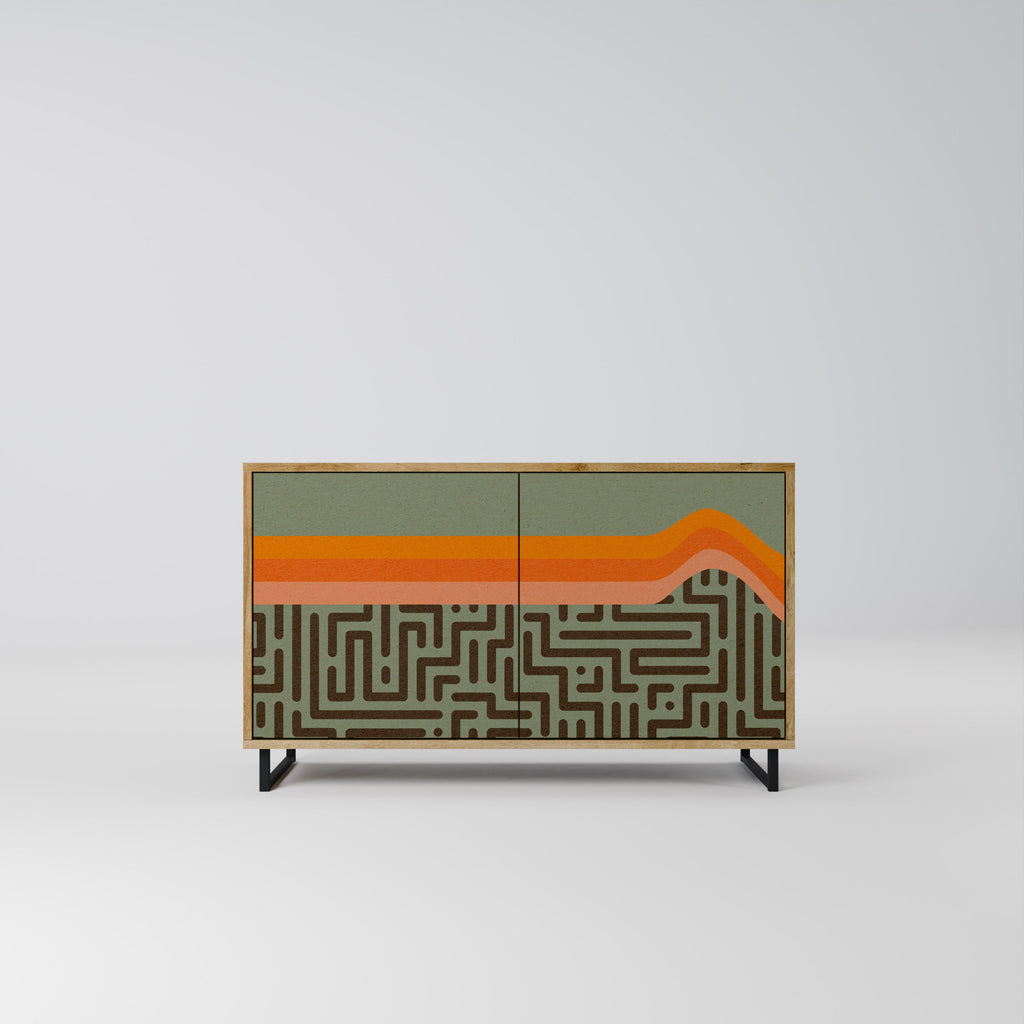 SIMPLE SOLUTIONS 2-Door Sideboard in Oak Effect