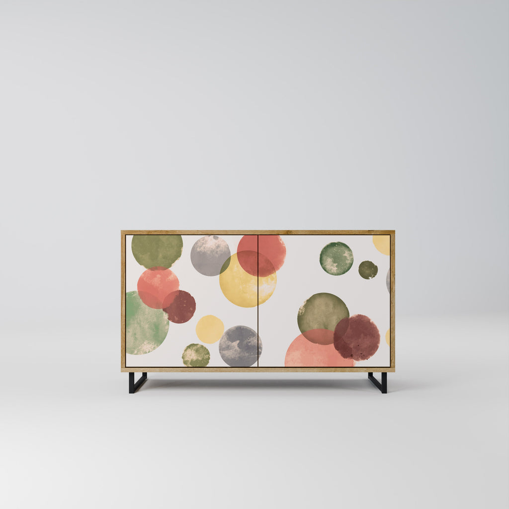FLEETING HAPPINESS 2-Door Sideboard in Oak Effect