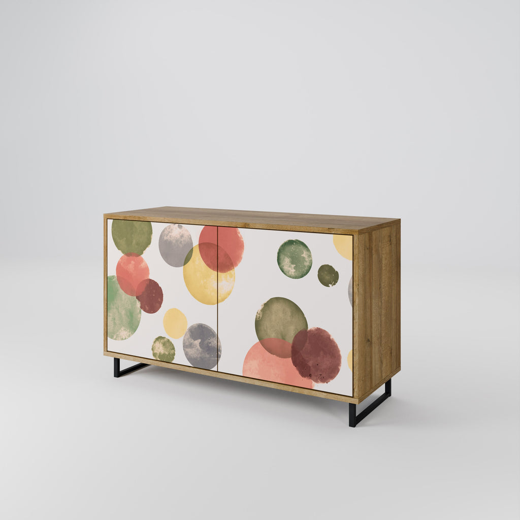FLEETING HAPPINESS 2-Door Sideboard in Oak Effect