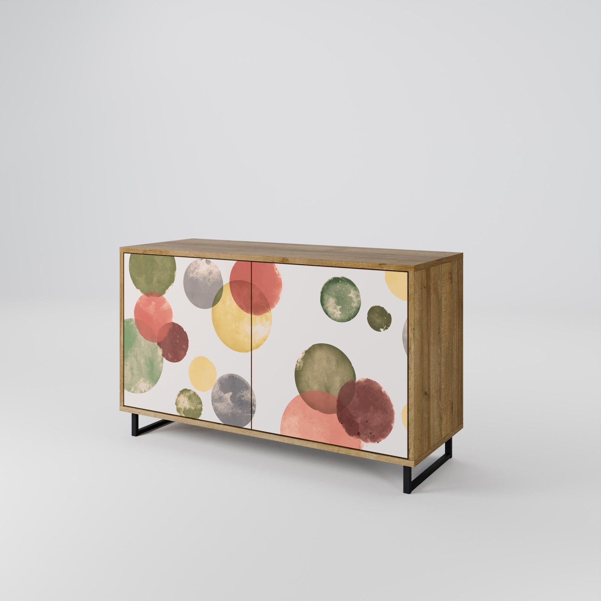 FLEETING HAPPINESS 2-Door Sideboard in Oak Effect