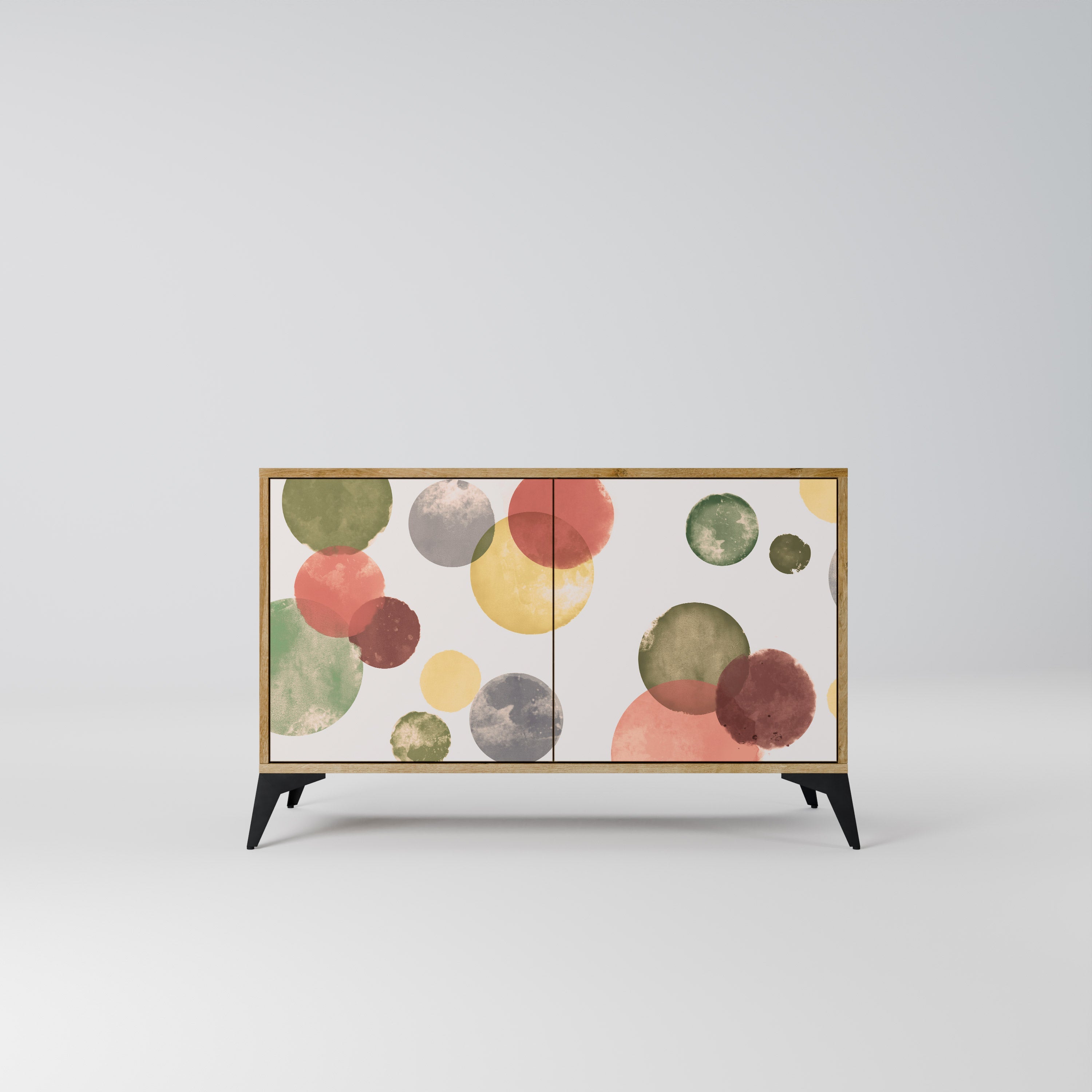 Buffet 2 portes FLEETING HAPPINESS effet chêne