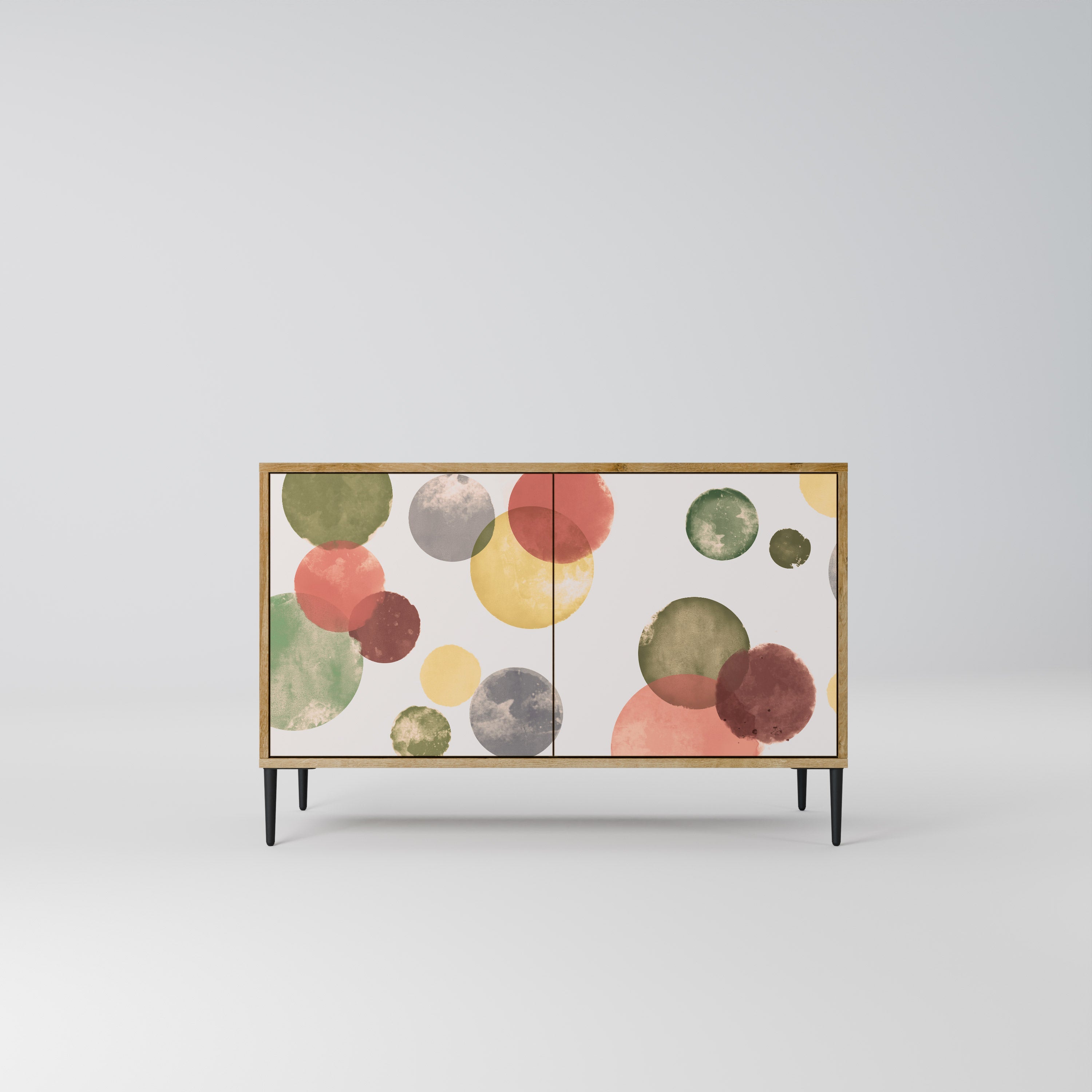 Buffet 2 portes FLEETING HAPPINESS effet chêne