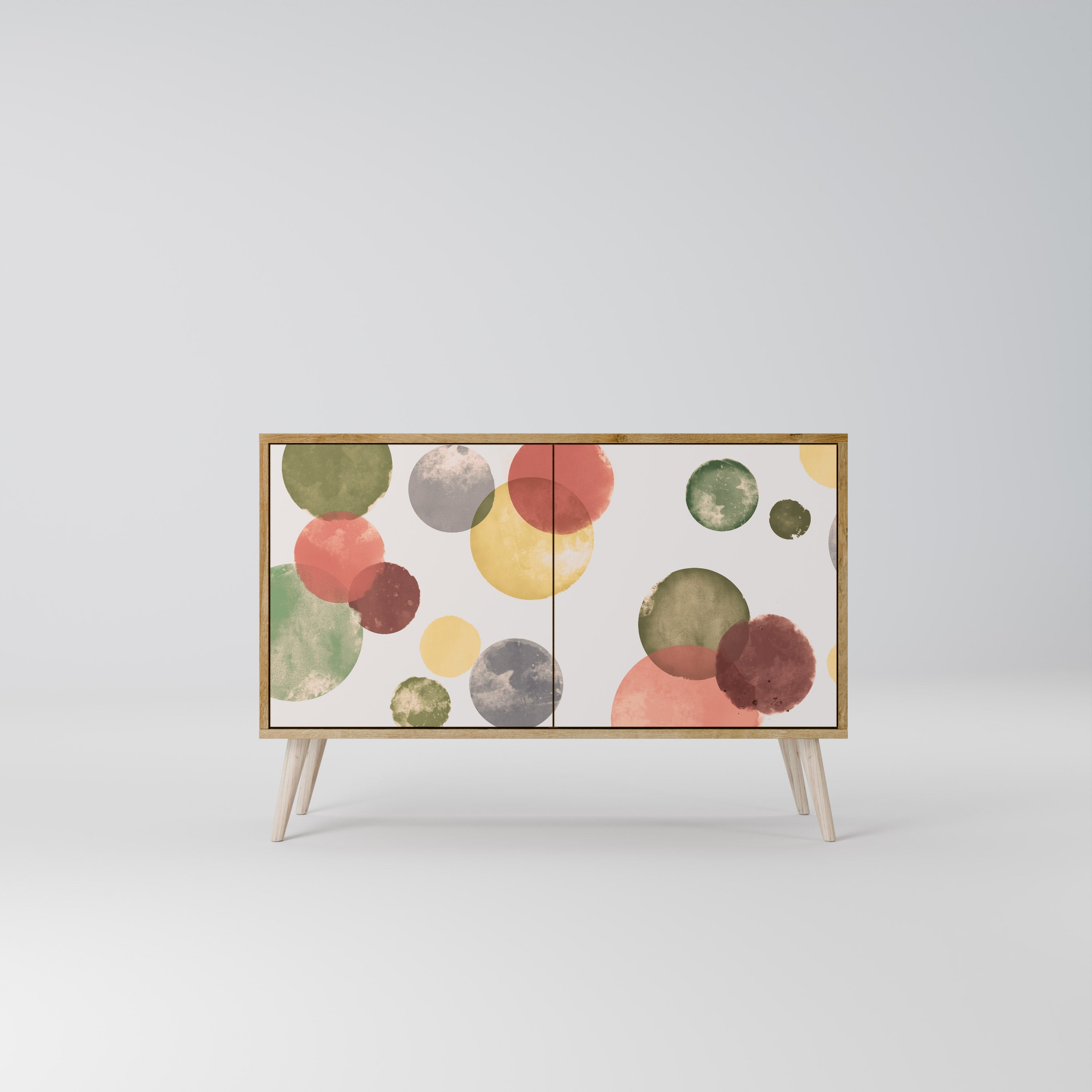 Buffet 2 portes FLEETING HAPPINESS effet chêne