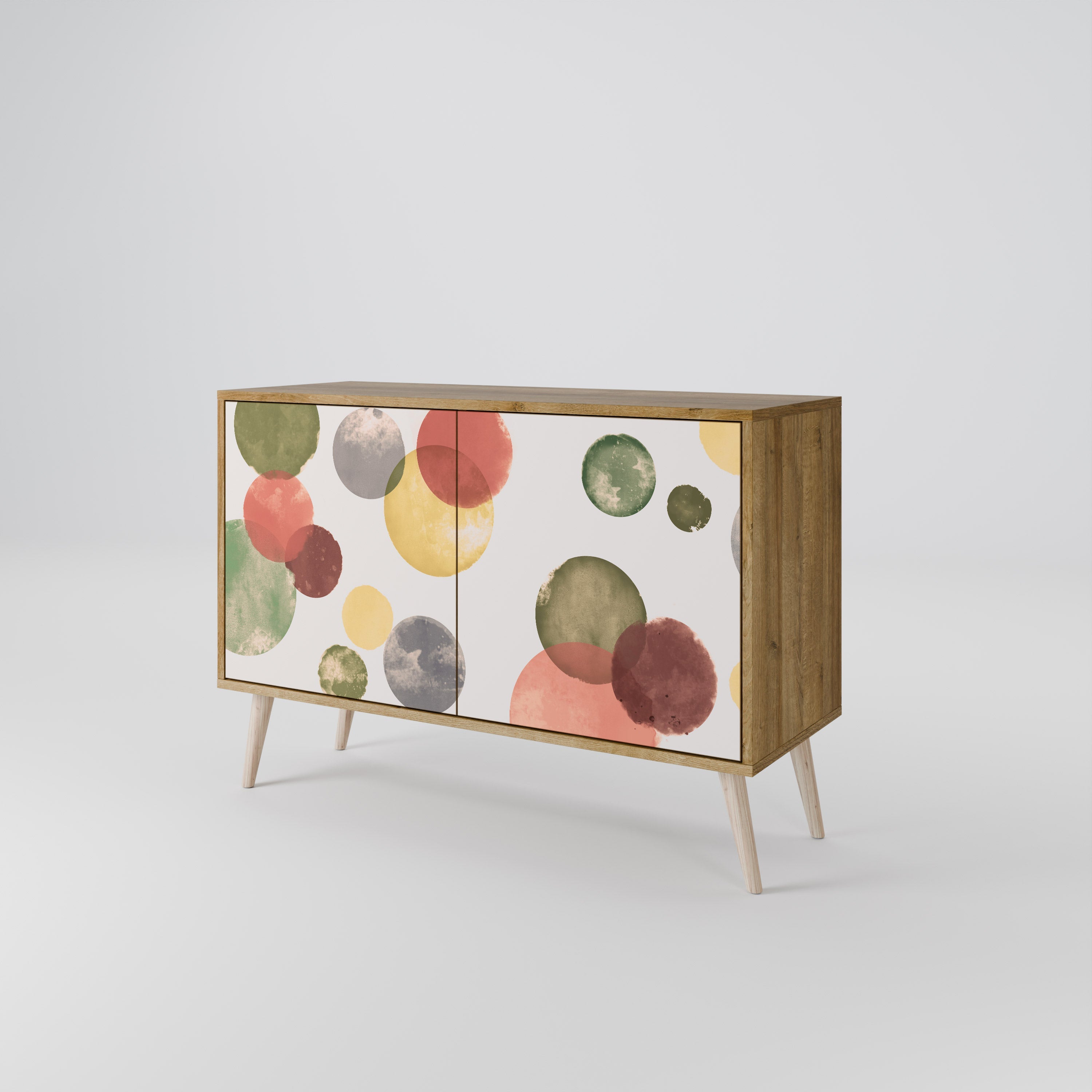 Buffet 2 portes FLEETING HAPPINESS effet chêne