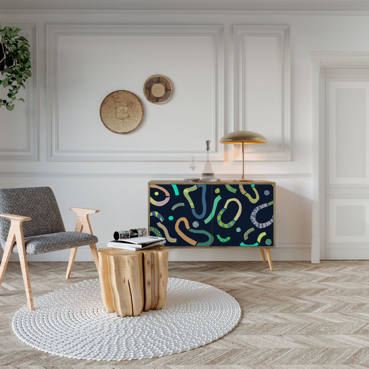 CONTRAST DANCE 2-Door Sideboard