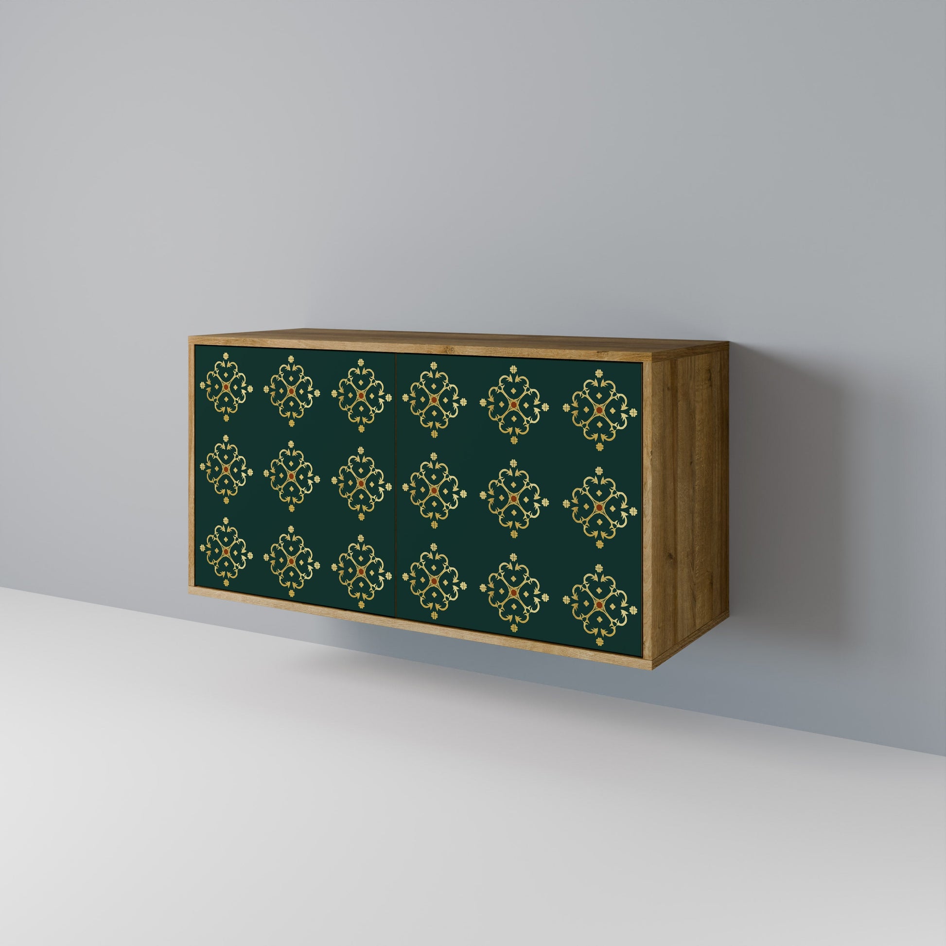 ROYAL MEDALLION 2-Door Sideboard in Oak Effect
