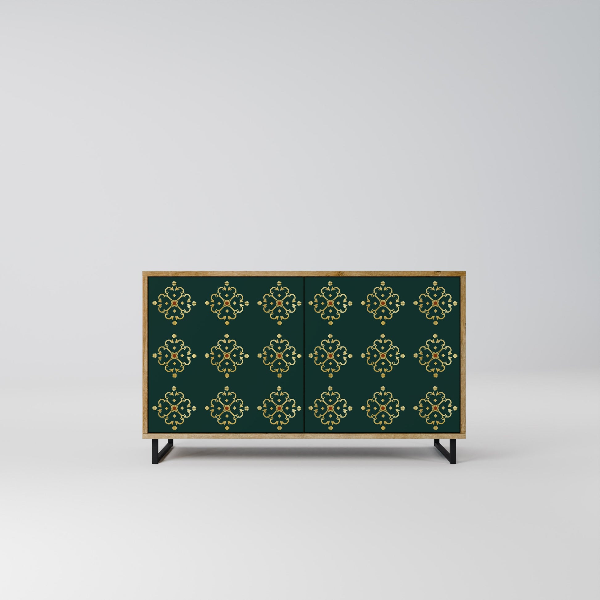 ROYAL MEDALLION 2-Door Sideboard in Oak Effect