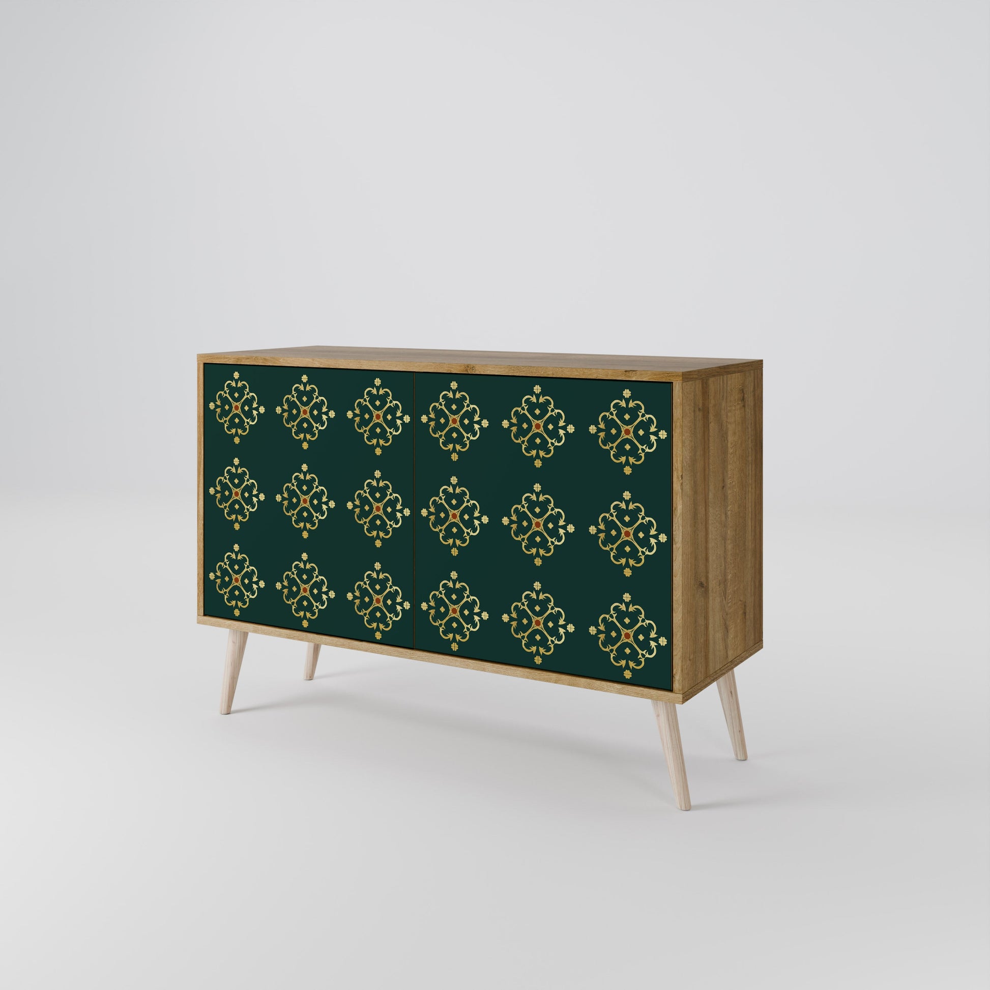 ROYAL MEDALLION 2-Door Sideboard in Oak Effect