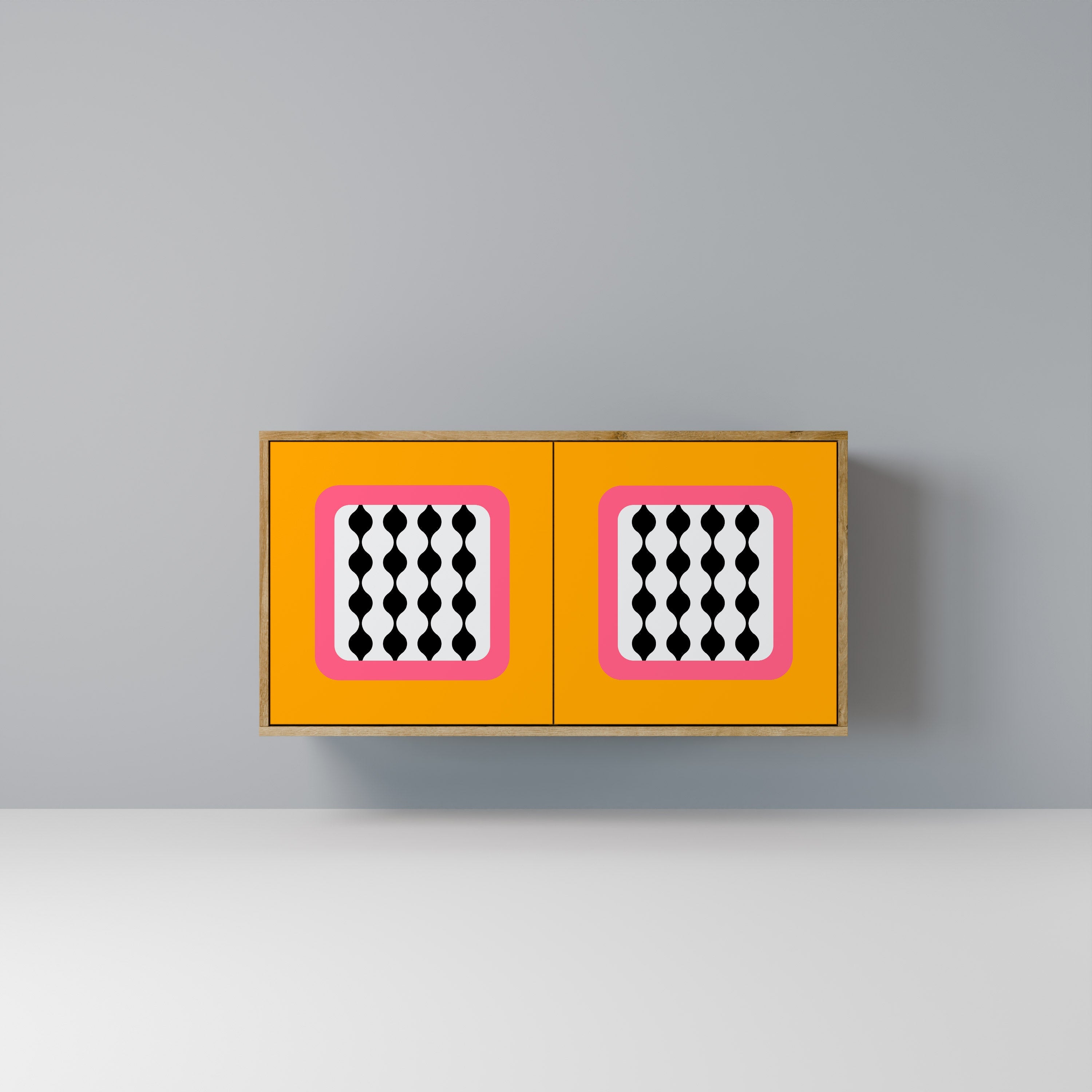 TEARS IN HEAVEN 2-Door Sideboard in Oak Effect