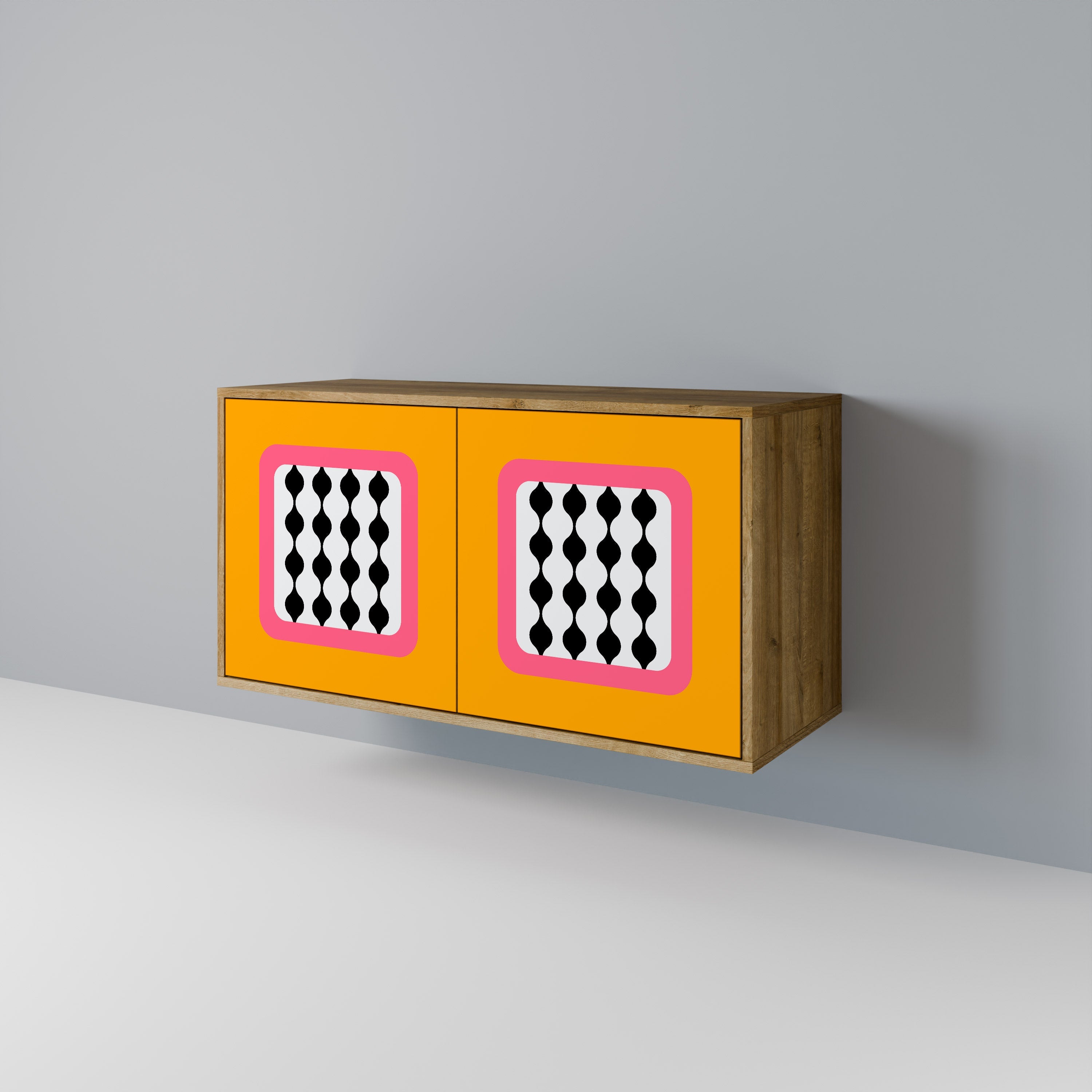 TEARS IN HEAVEN 2-Door Sideboard in Oak Effect