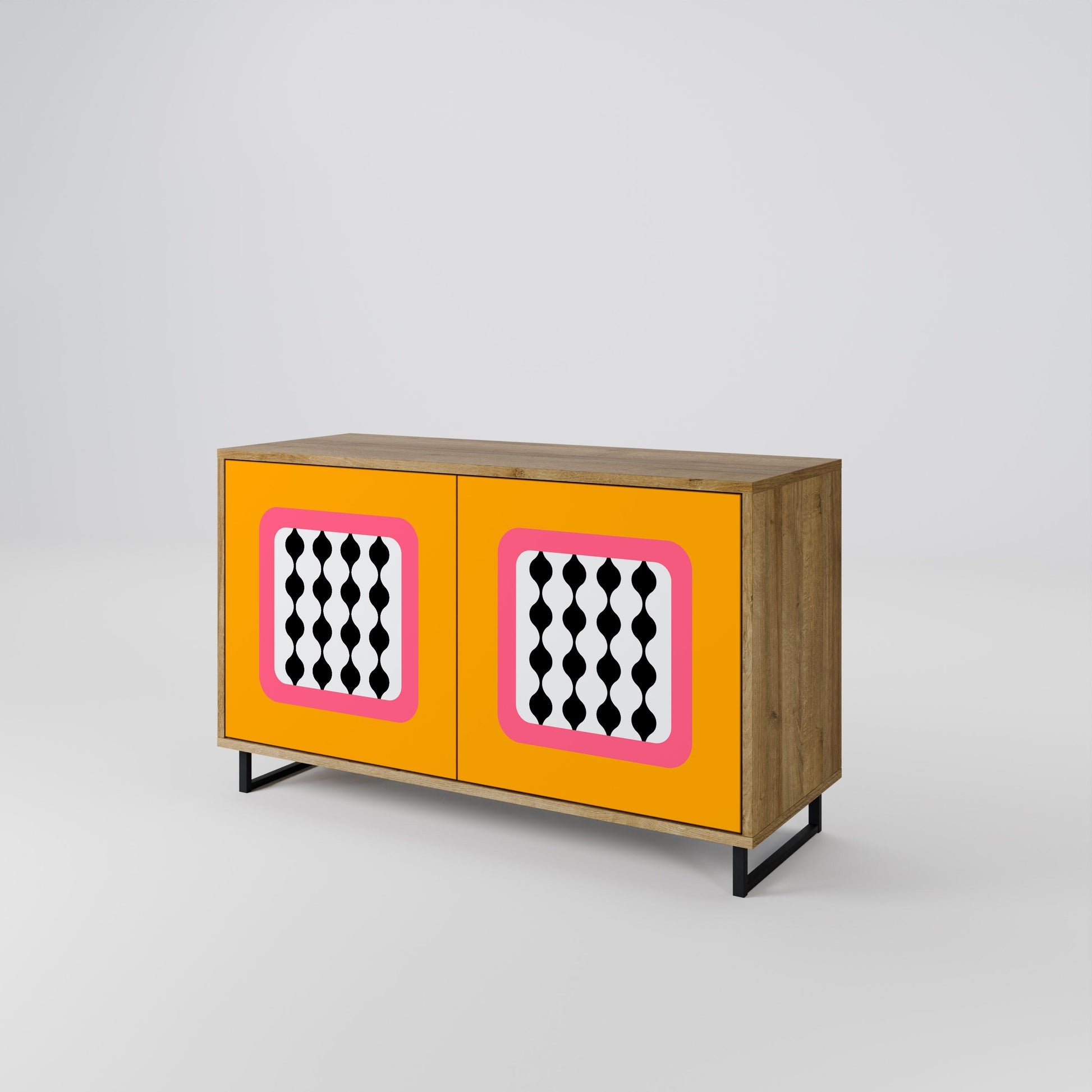 TEARS IN HEAVEN 2-Door Sideboard in Oak Effect