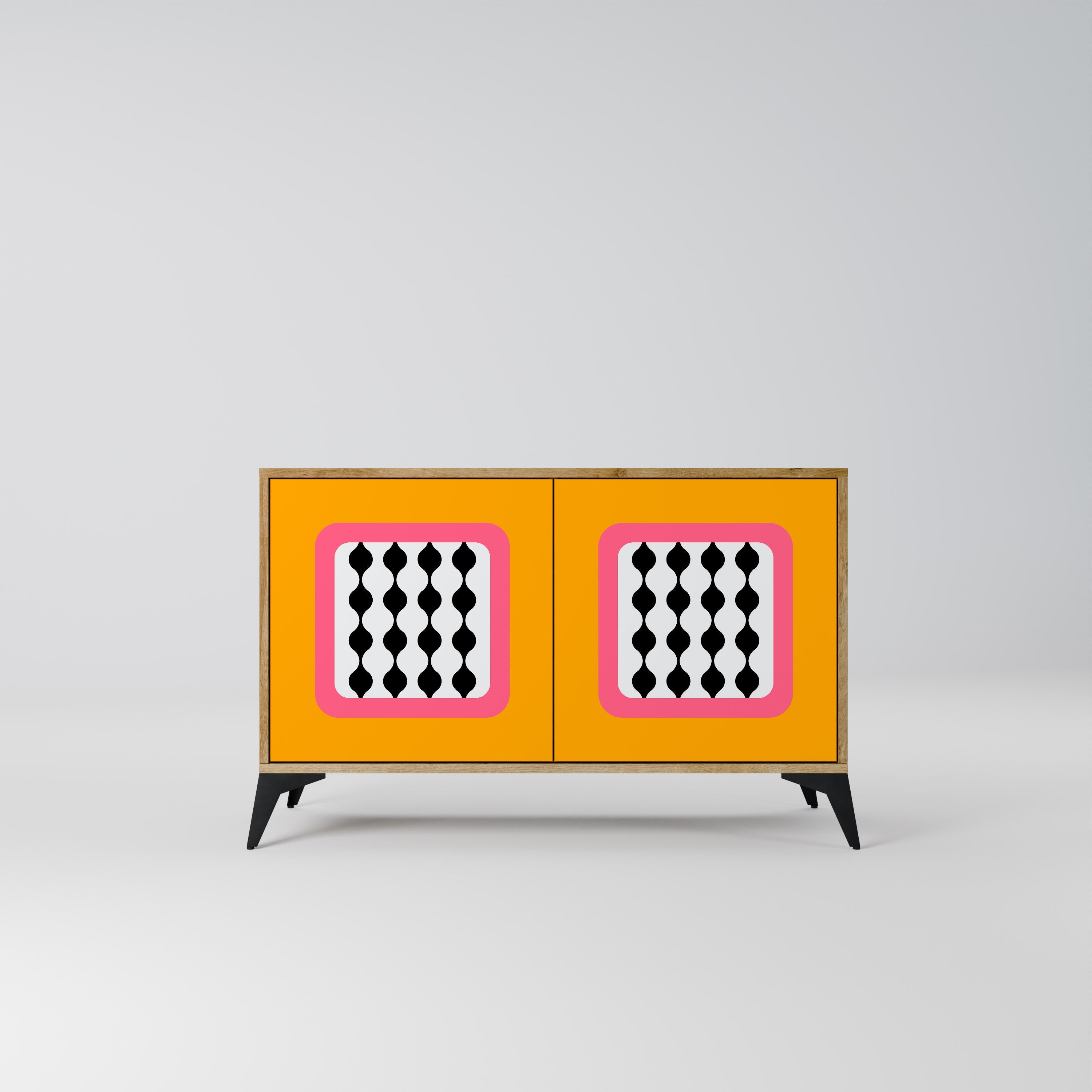 TEARS IN HEAVEN 2-Door Sideboard in Oak Effect