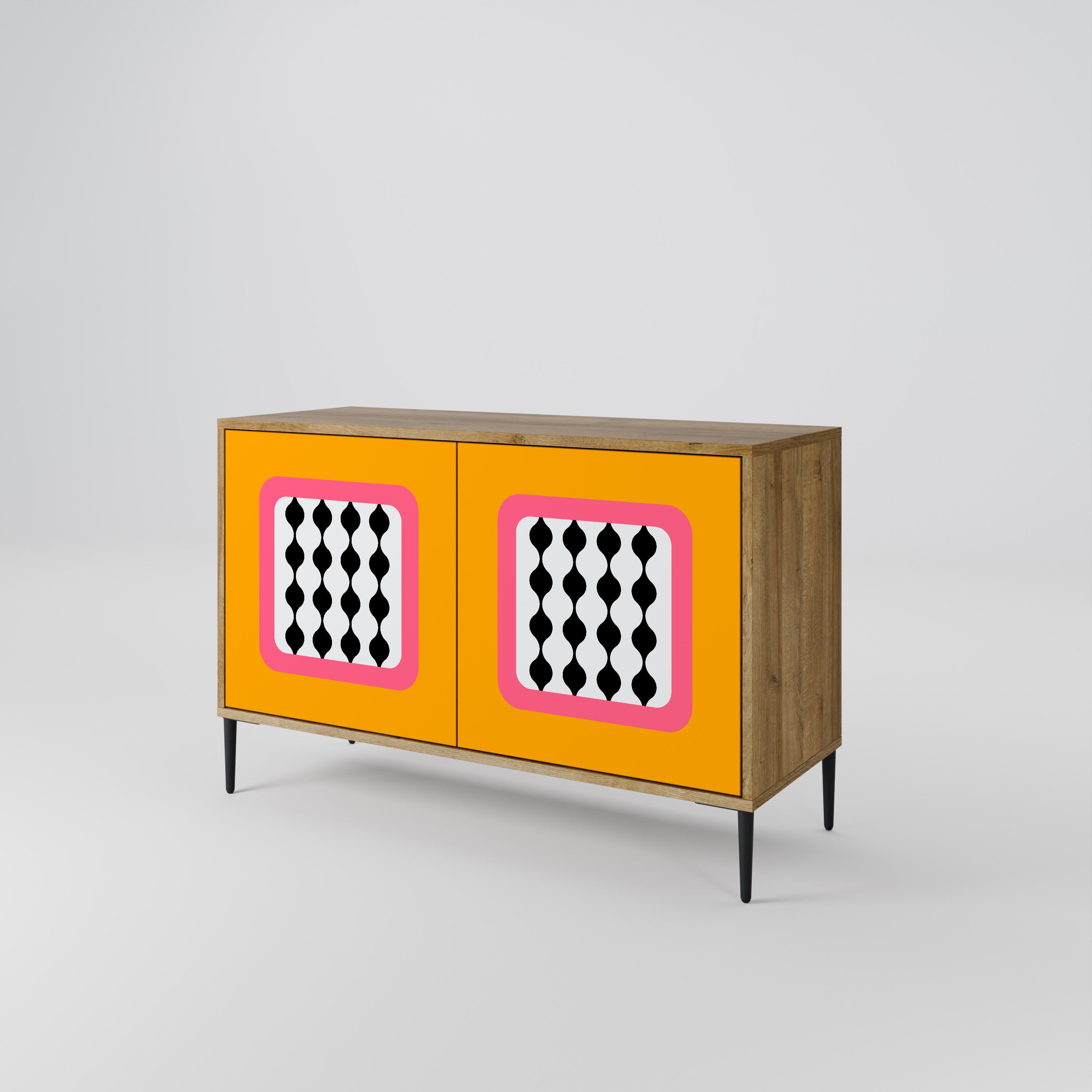 TEARS IN HEAVEN 2-Door Sideboard in Oak Effect