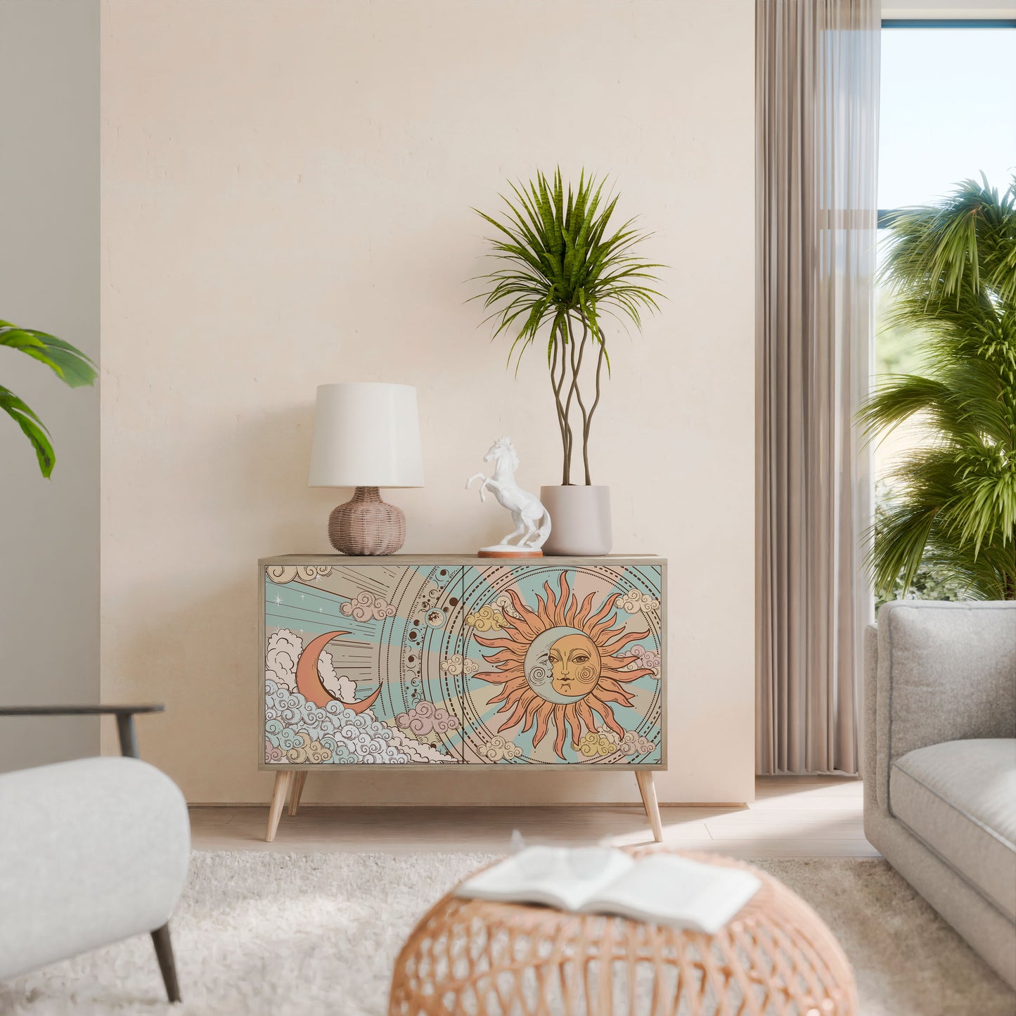 MYSTICAL STRUCTURE 2-Door Sideboard