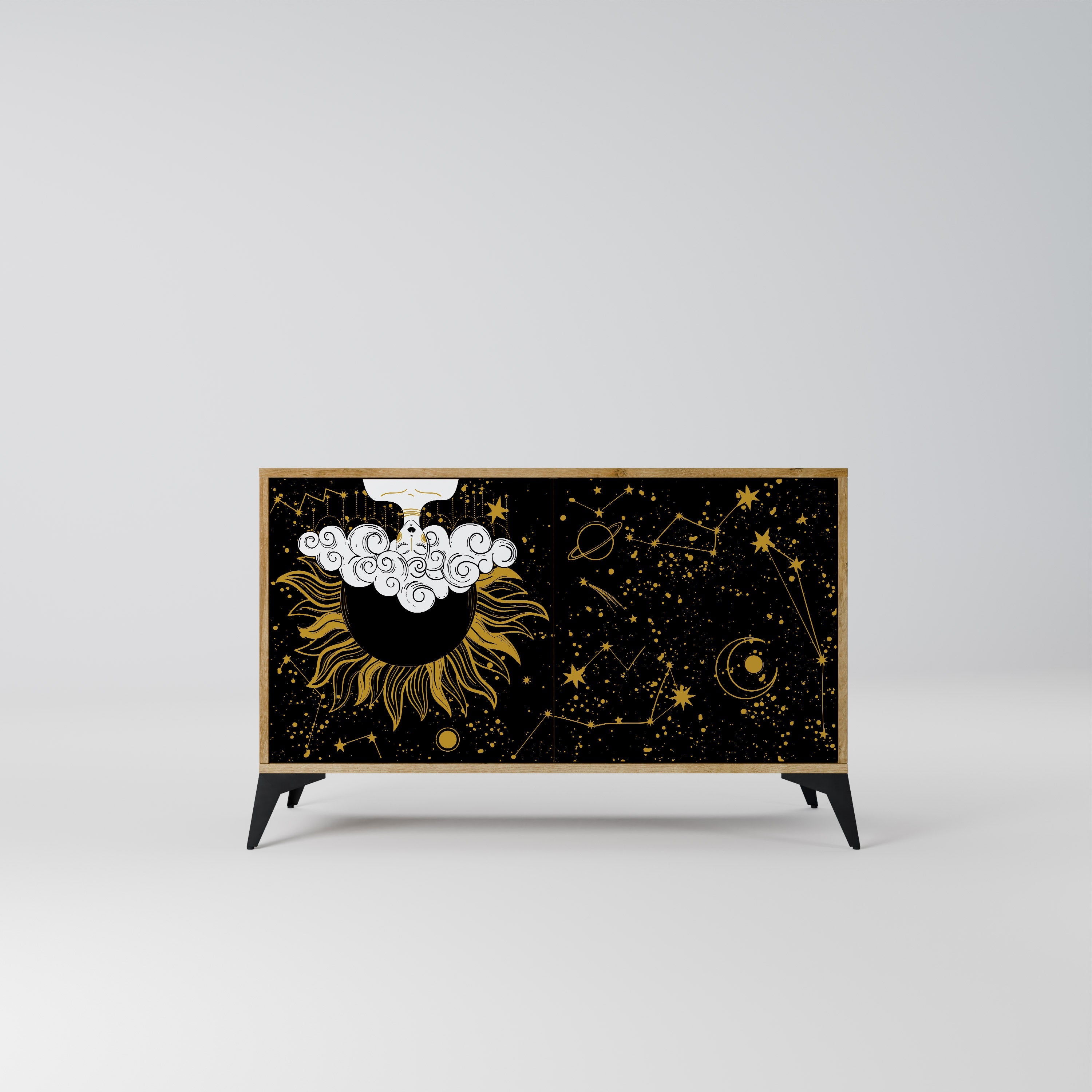 STELLAR CONSTELLATIONS 2-Door Sideboard in Oak Effect
