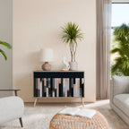 COLLAGE OF RECTANGLES 2-Door Sideboard