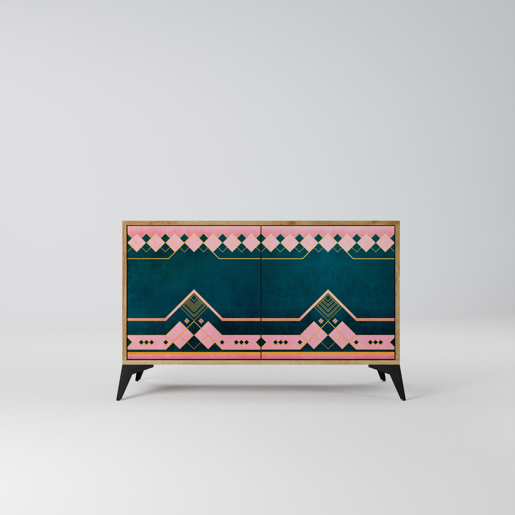 ROYAL COMPOSITION 2-Door Sideboard in Oak Effect