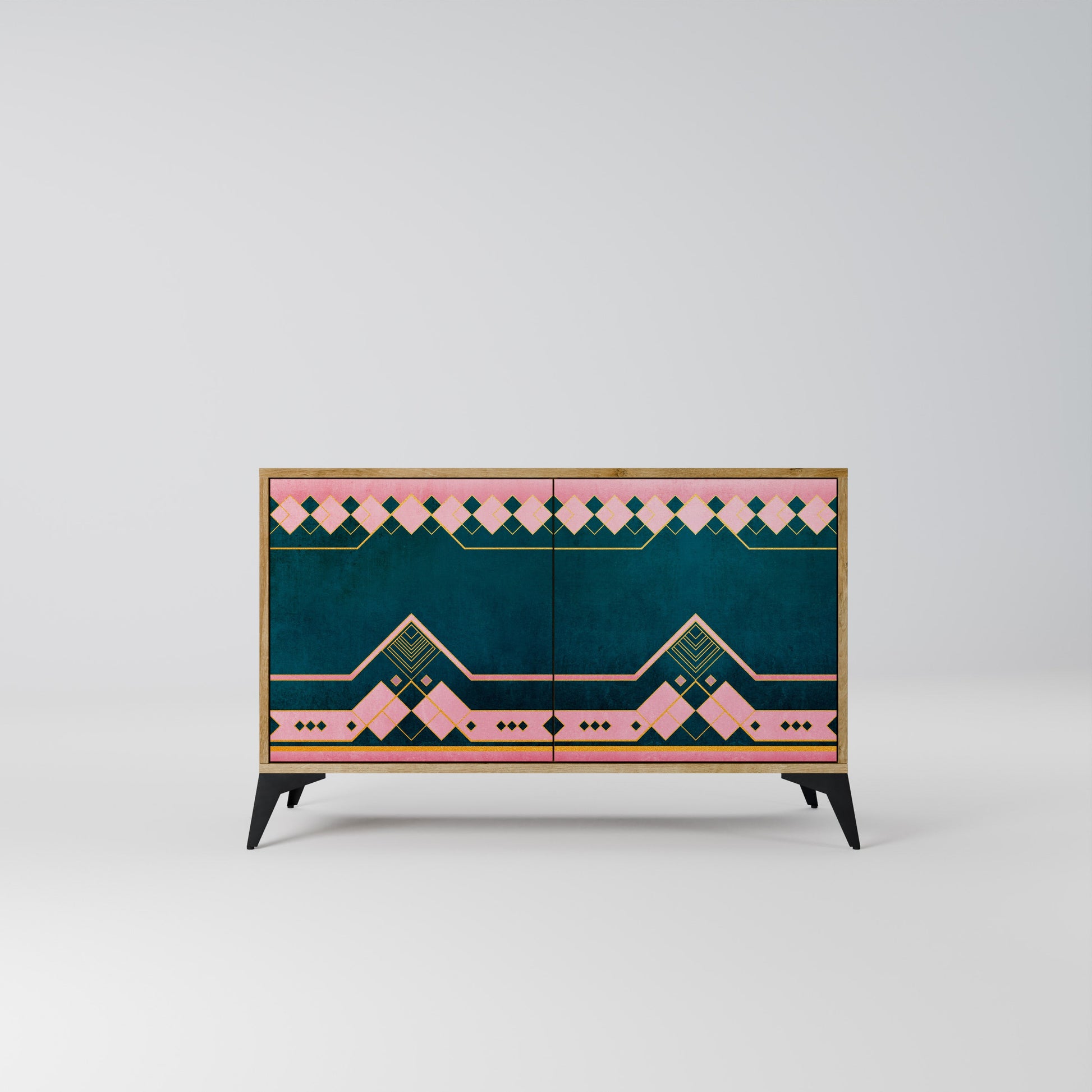 ROYAL COMPOSITION 2-Door Sideboard in Oak Effect