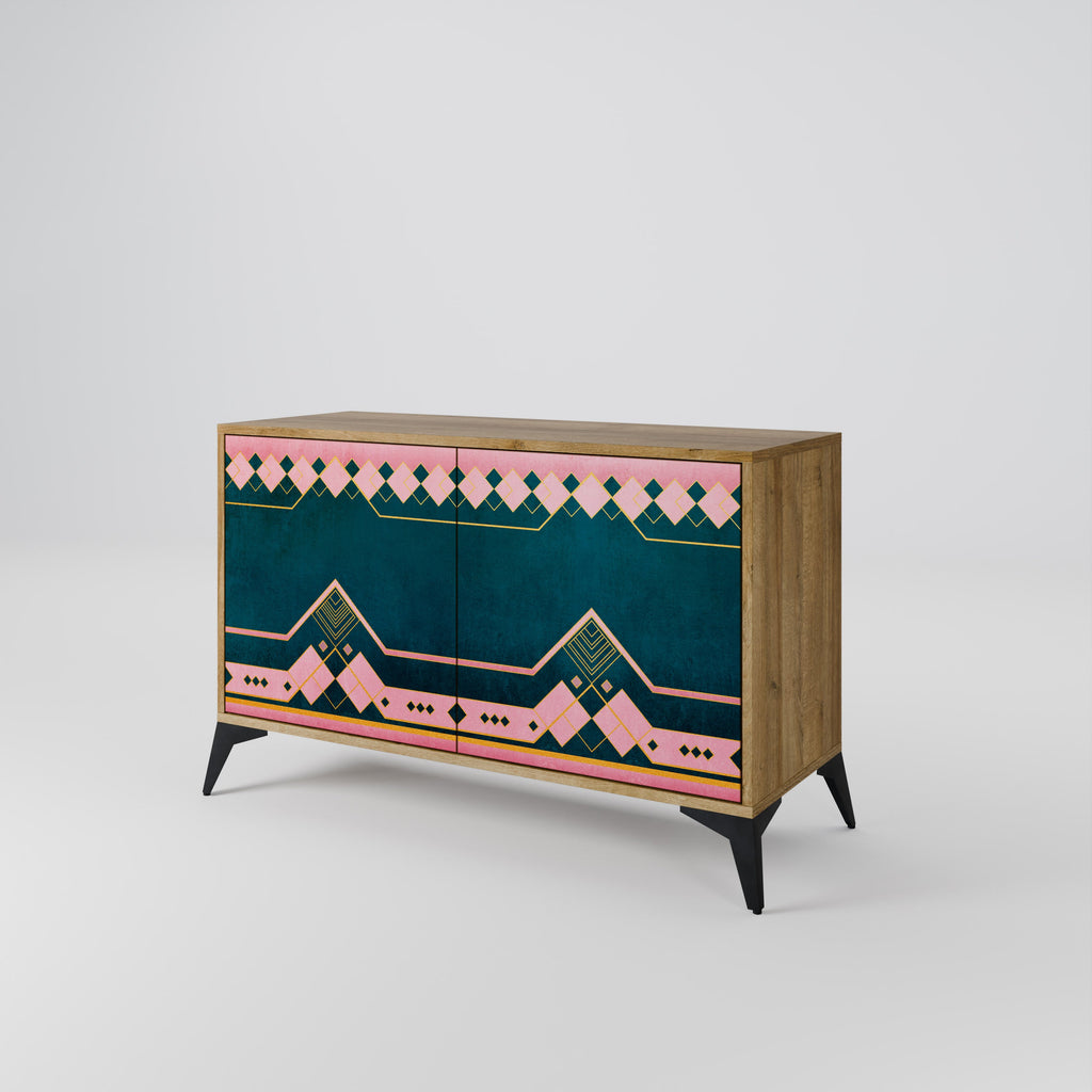 ROYAL COMPOSITION 2-Door Sideboard in Oak Effect