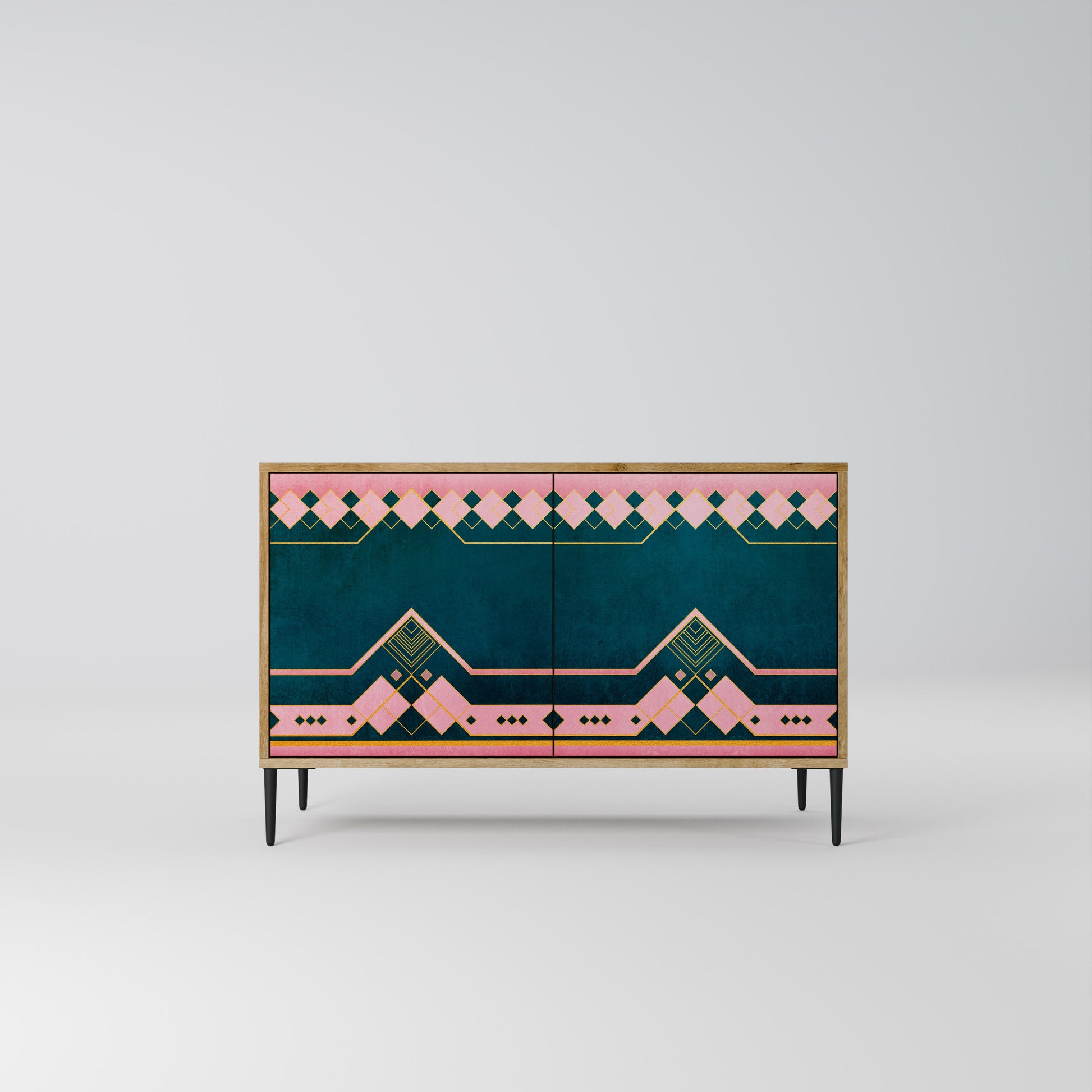 ROYAL COMPOSITION 2-Door Sideboard in Oak Effect