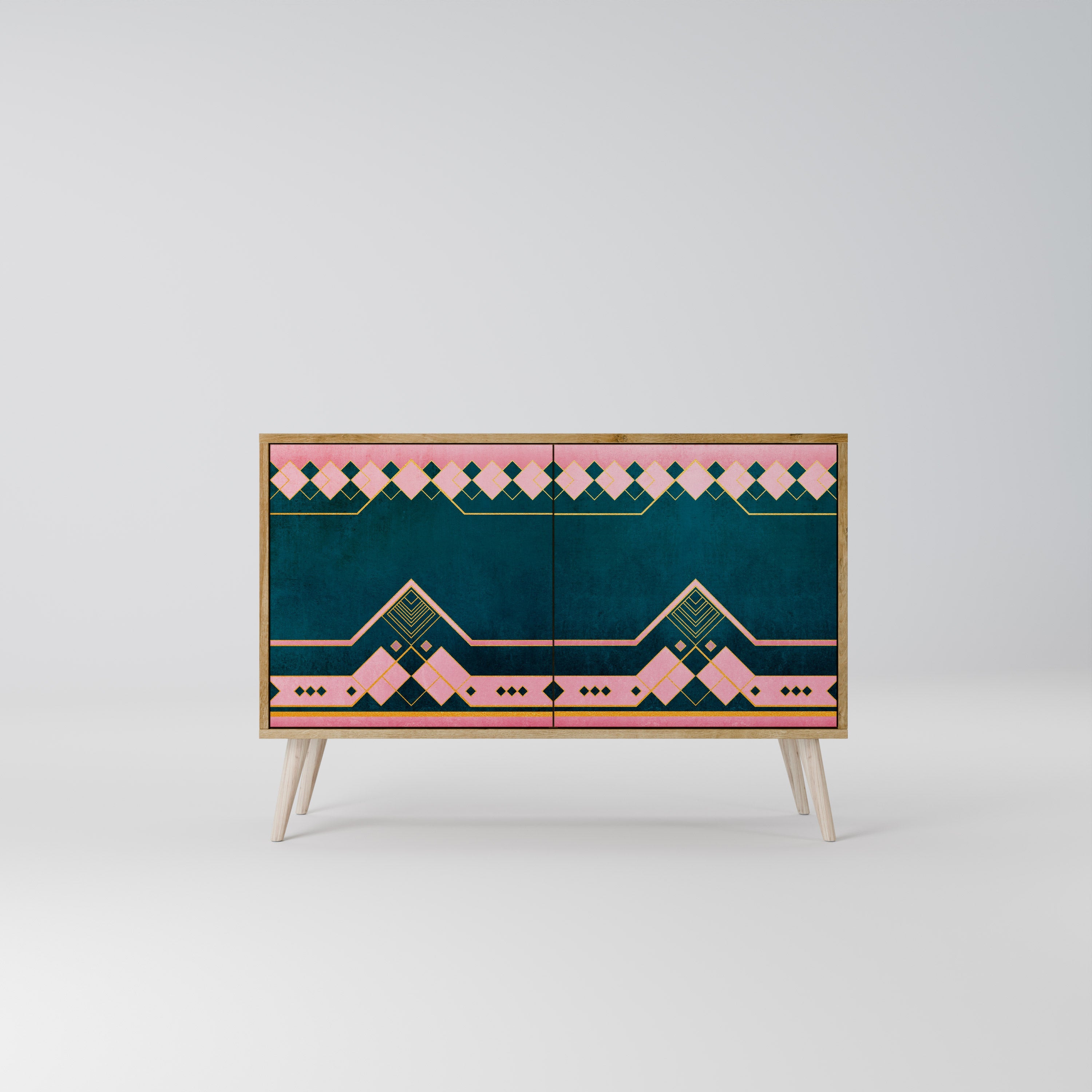 ROYAL COMPOSITION 2-Door Sideboard in Oak Effect