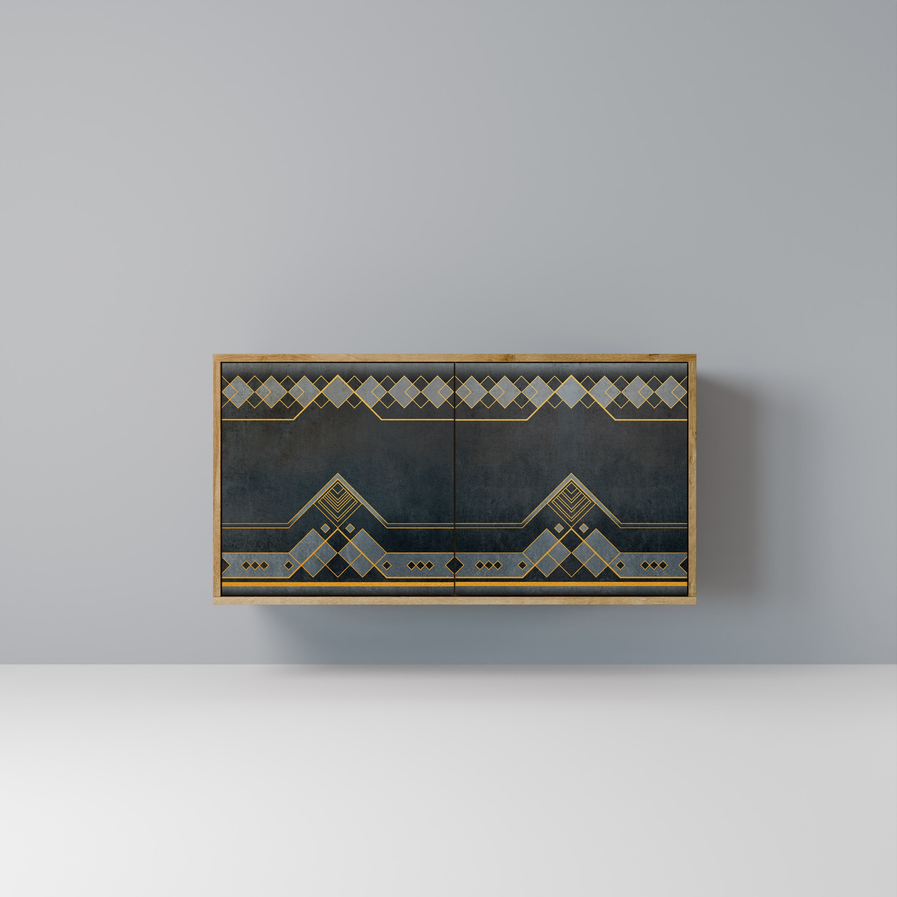 ROYAL ORDINARINESS 2-Door Sideboard in Oak Effect