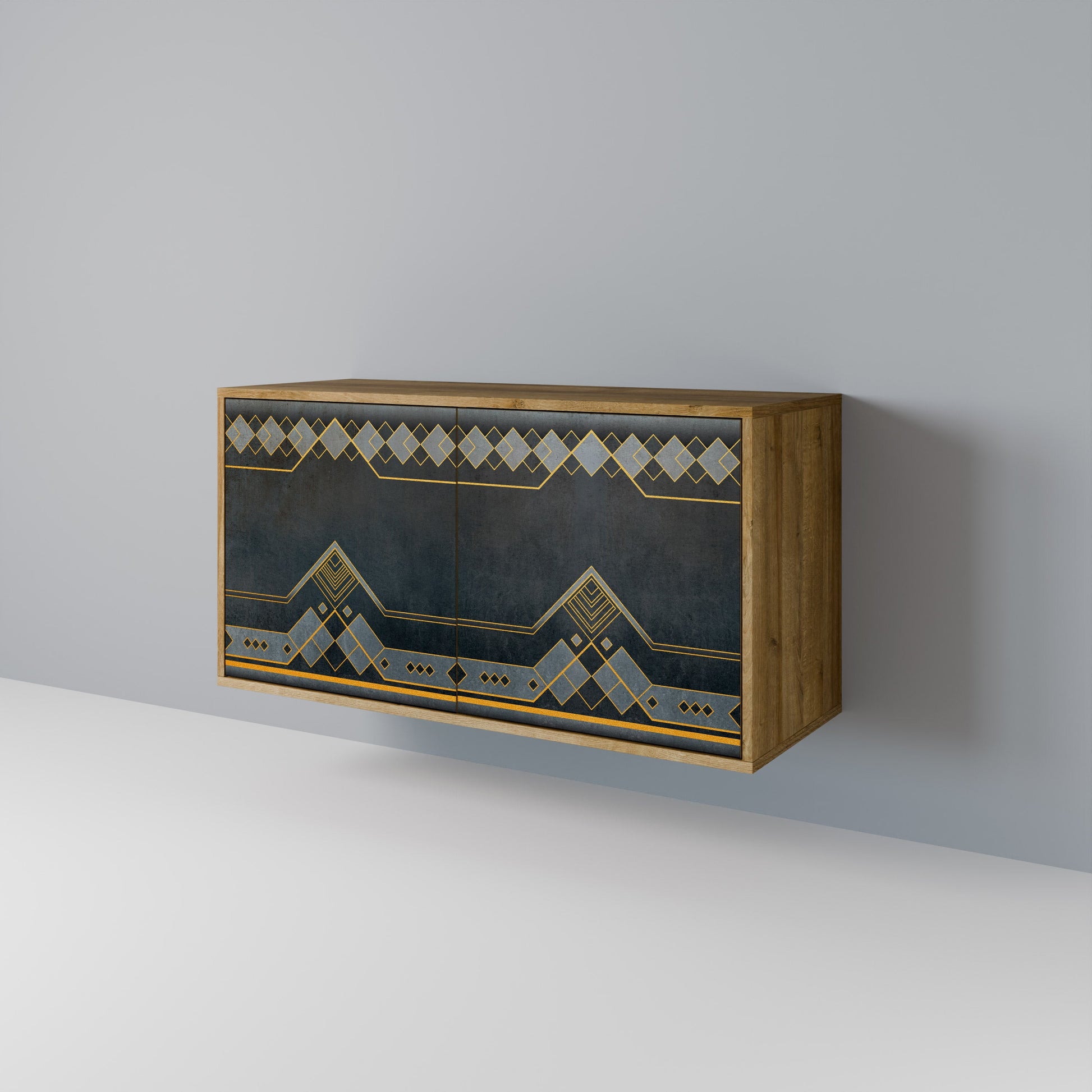 ROYAL ORDINARINESS 2-Door Sideboard in Oak Effect
